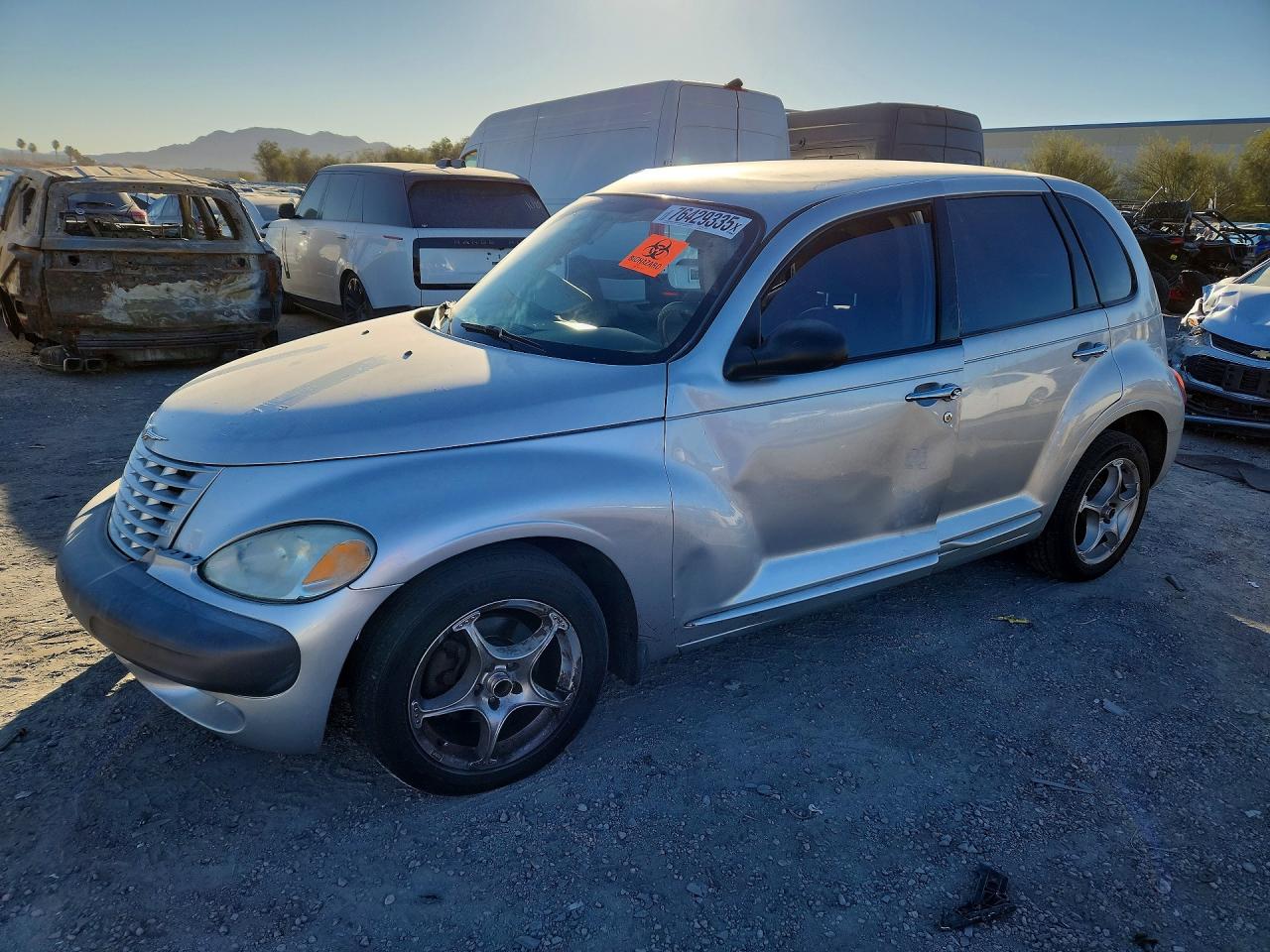 2002 Chrysler Pt Cruiser Classic Silver vin: 3C4FY48B42T307421