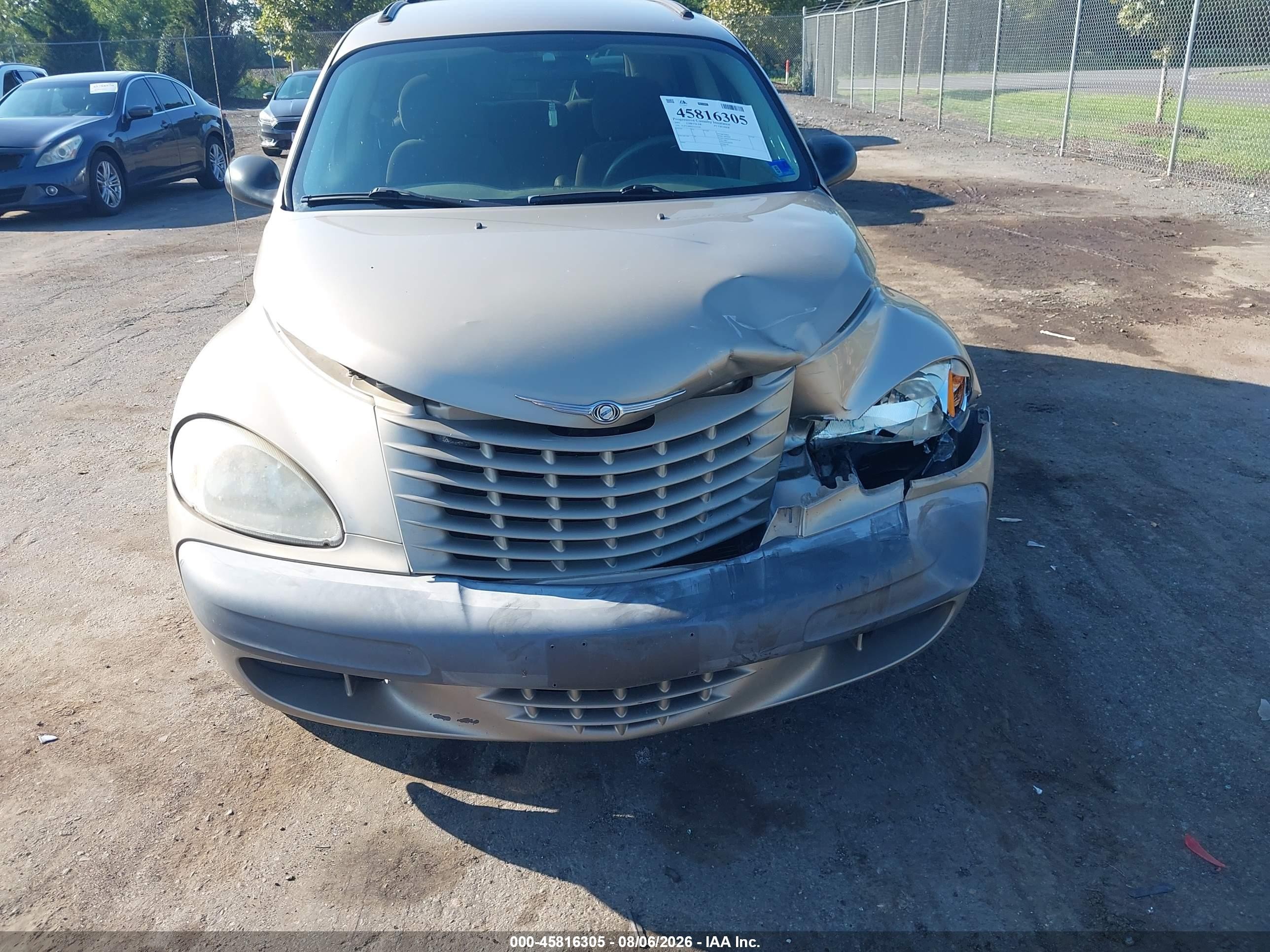 2003 Chrysler Pt Cruiser   Gold vin: 3C4FY48B43T627548