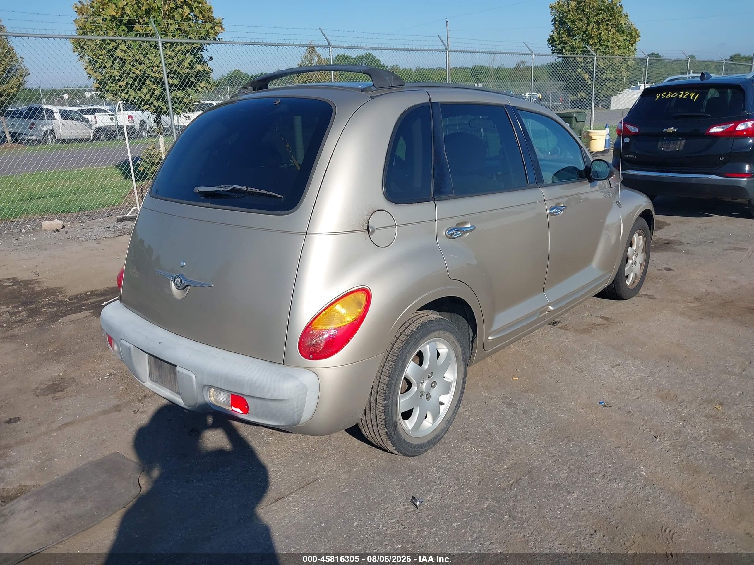 2003 Chrysler Pt Cruiser   Gold vin: 3C4FY48B43T627548