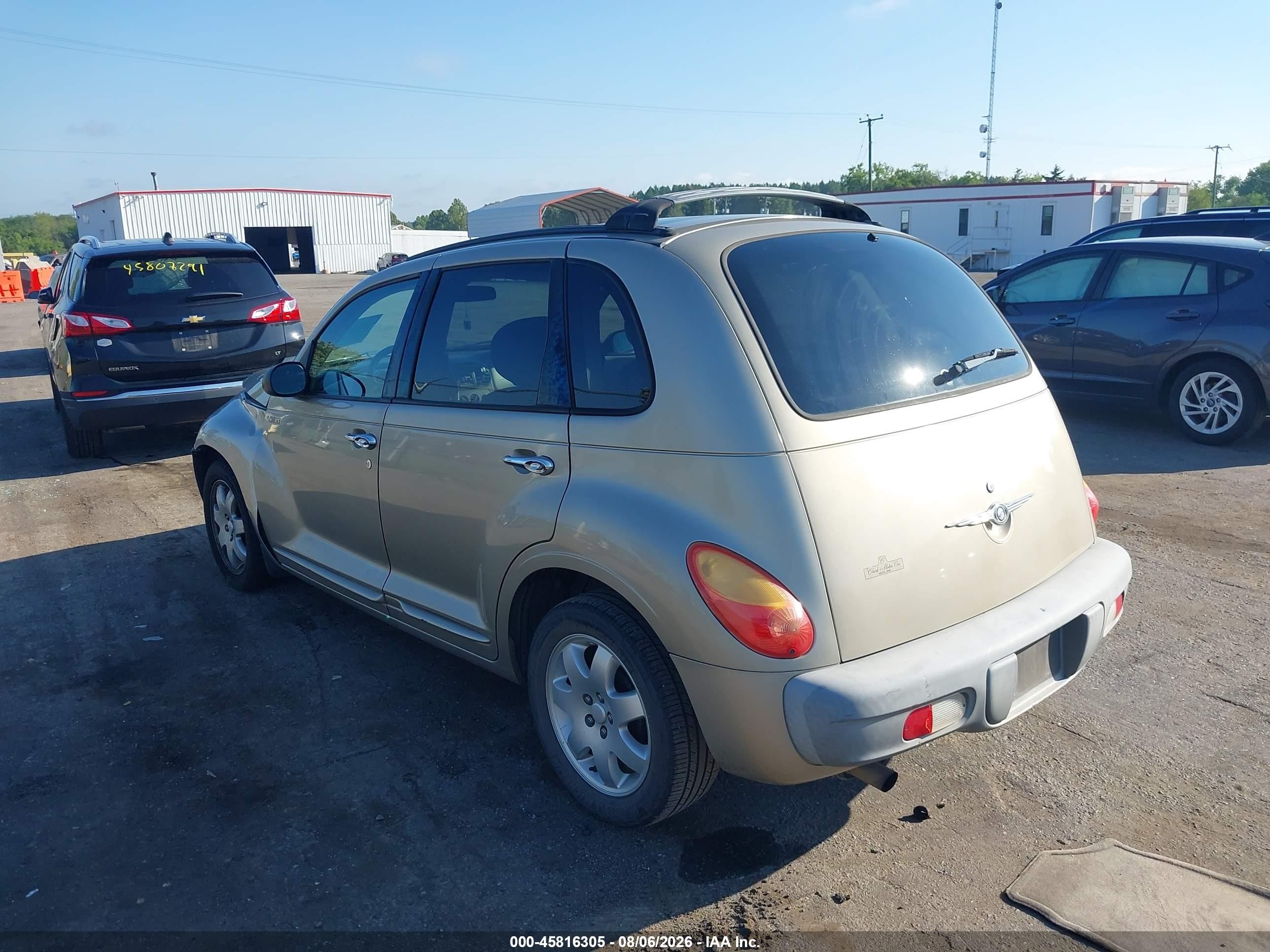 2003 Chrysler Pt Cruiser   Gold vin: 3C4FY48B43T627548
