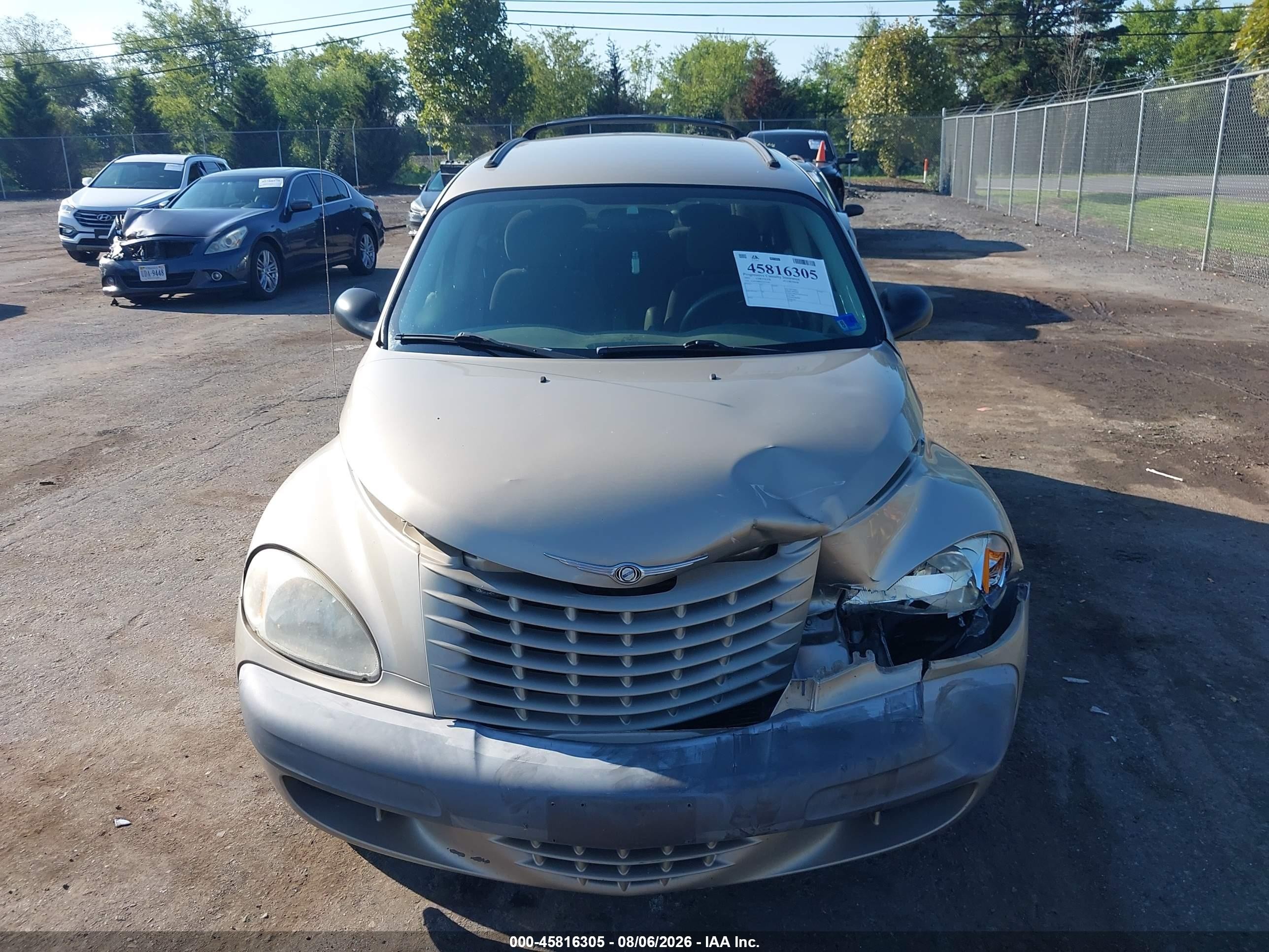 2003 Chrysler Pt Cruiser   Gold vin: 3C4FY48B43T627548