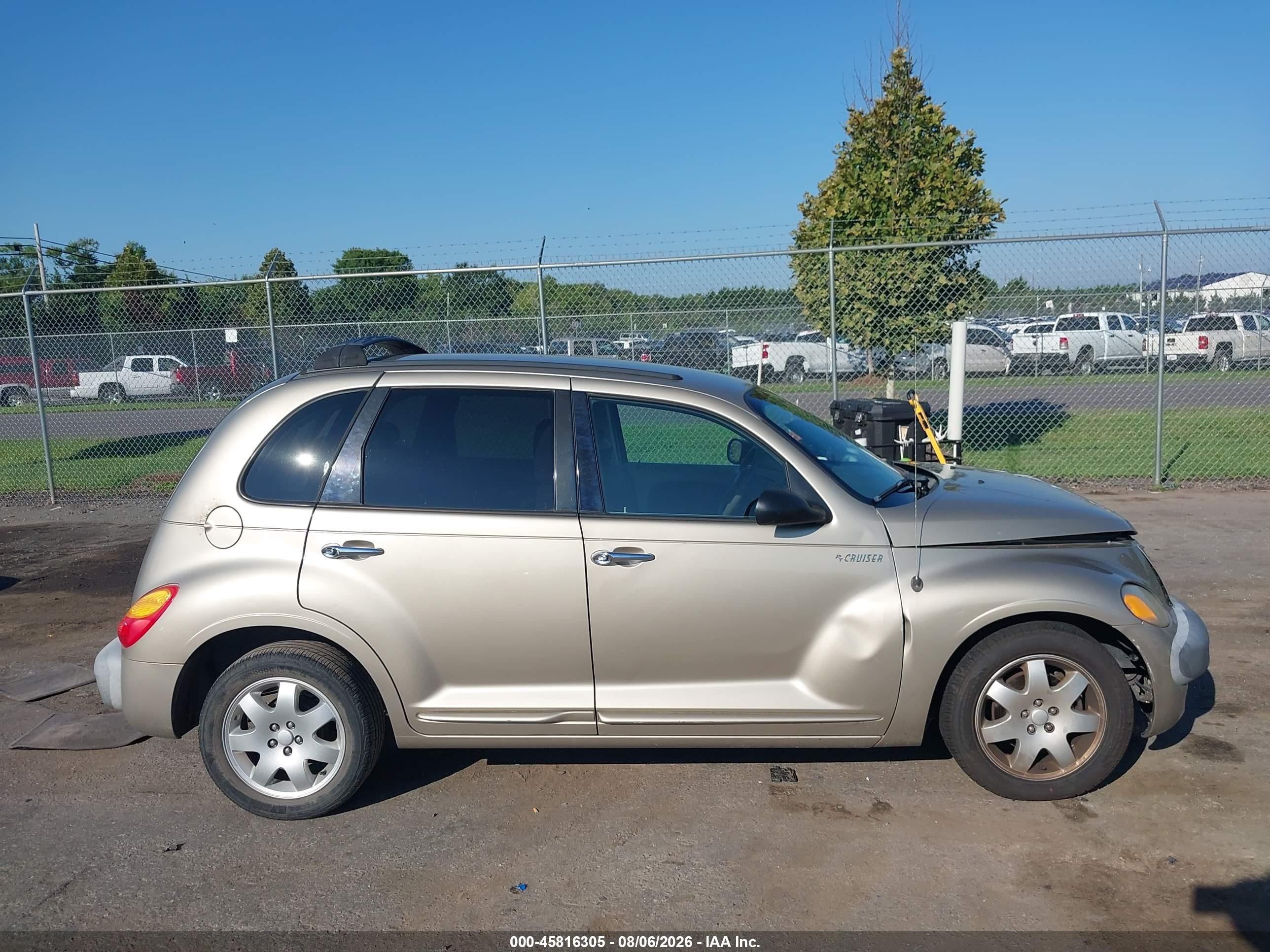 2003 Chrysler Pt Cruiser   Gold vin: 3C4FY48B43T627548