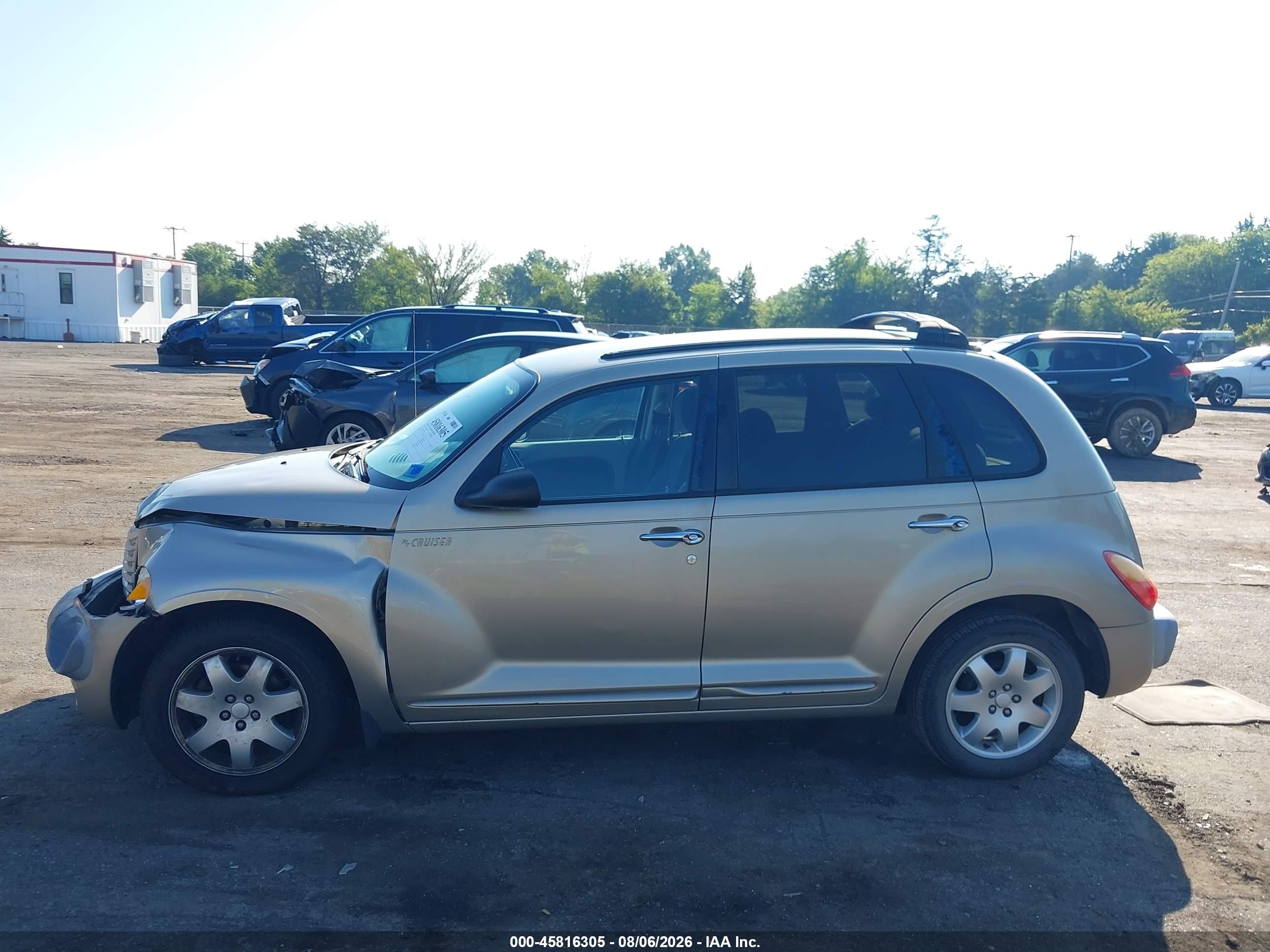 2003 Chrysler Pt Cruiser   Gold vin: 3C4FY48B43T627548