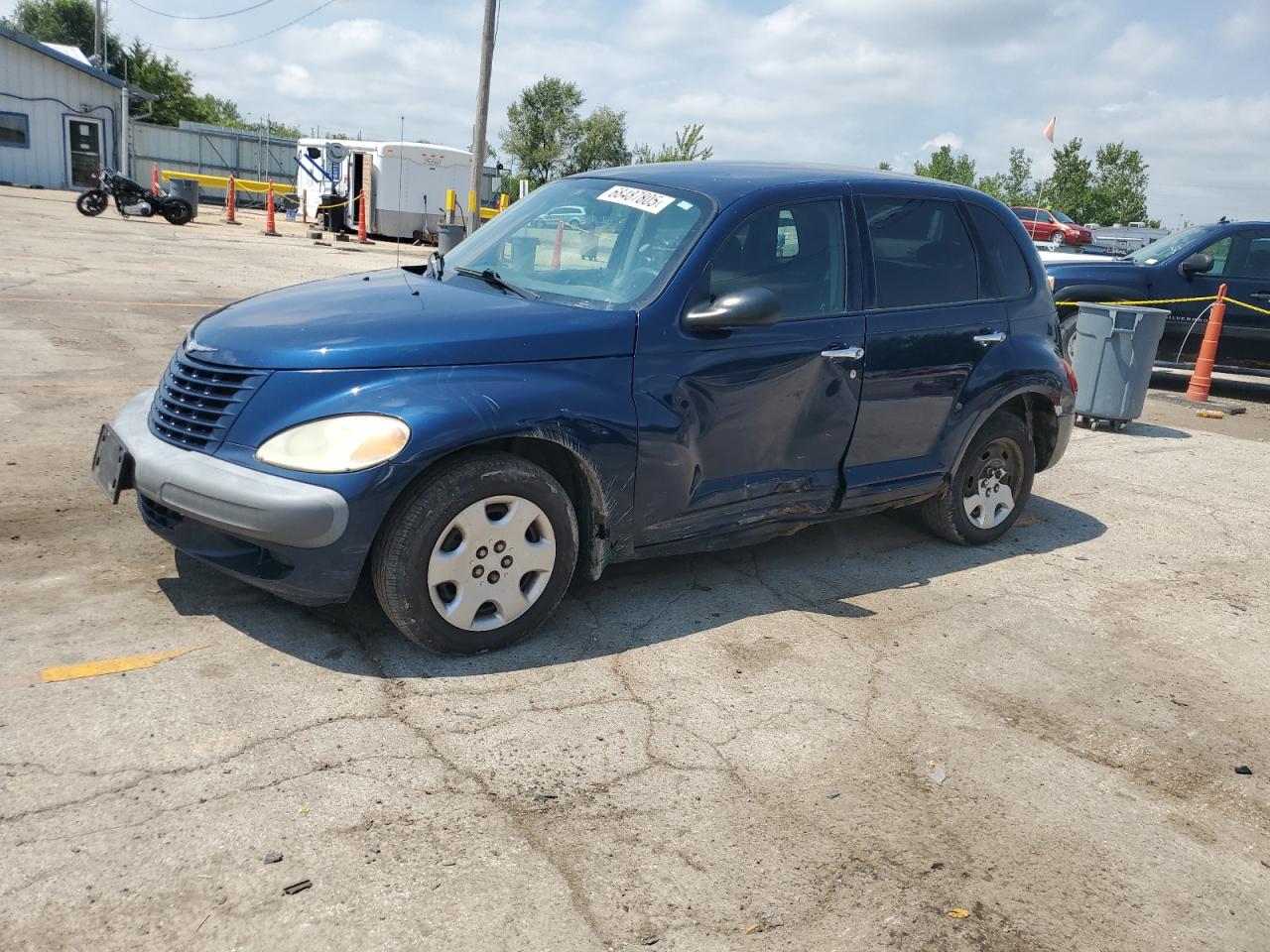 2003 Chrysler Pt Cruiser Classic Blue vin: 3C4FY48B43T633141