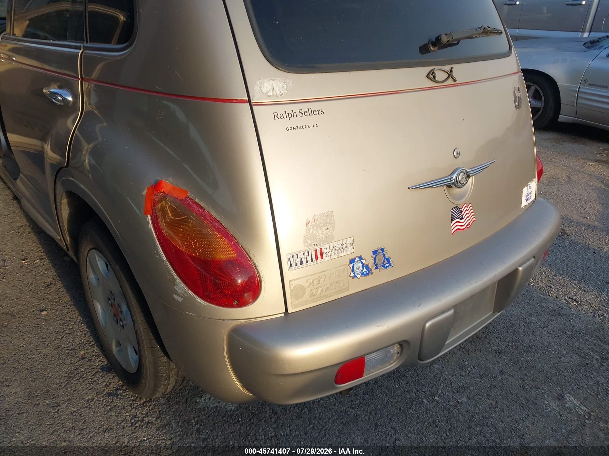 2004 Chrysler Pt Cruiser   Gold vin: 3C4FY48B44T204390