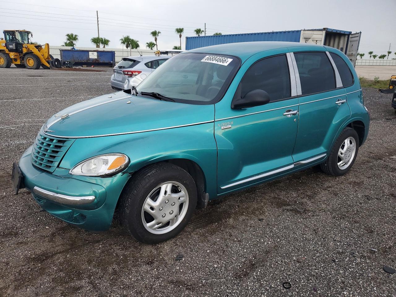 2004 Chrysler Pt Cruiser Turquoise vin: 3C4FY48B44T213204