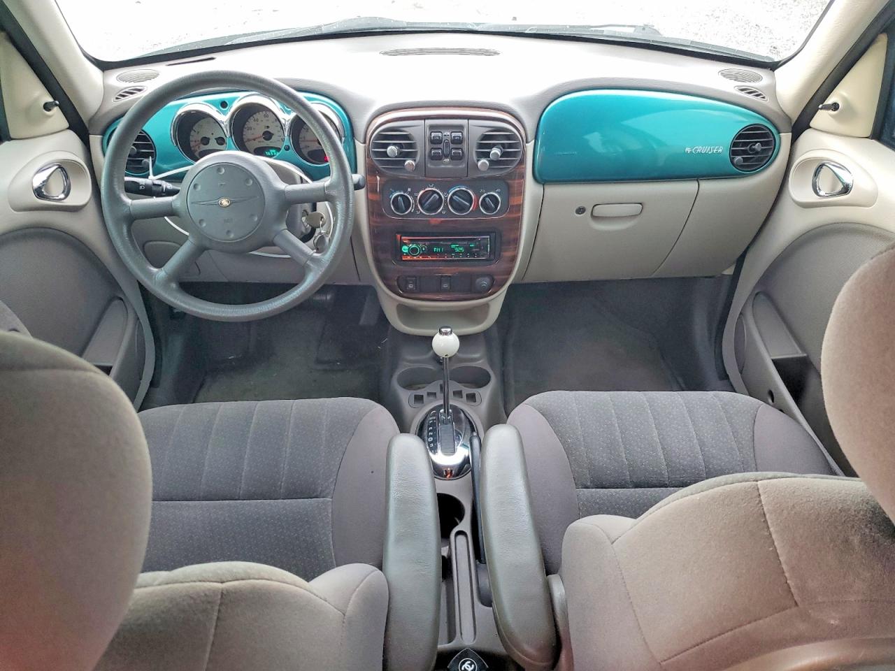 2004 Chrysler Pt Cruiser Turquoise vin: 3C4FY48B44T213204