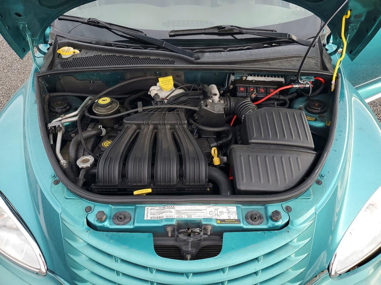 2004 Chrysler Pt Cruiser Turquoise vin: 3C4FY48B44T213204