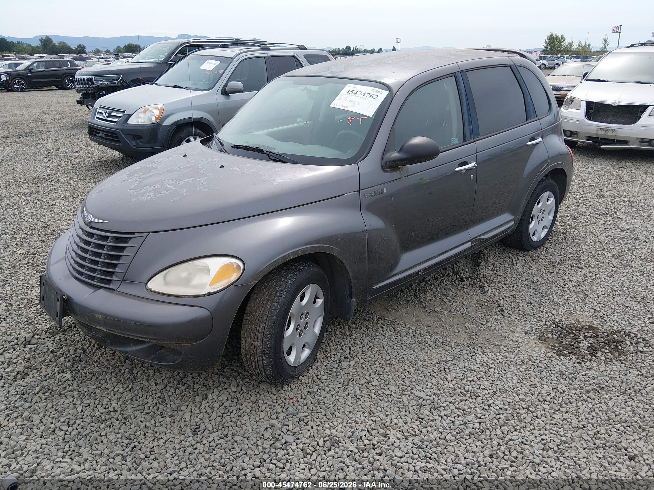 2004 Chrysler Pt Cruiser   Gray vin: 3C4FY48B54T315269