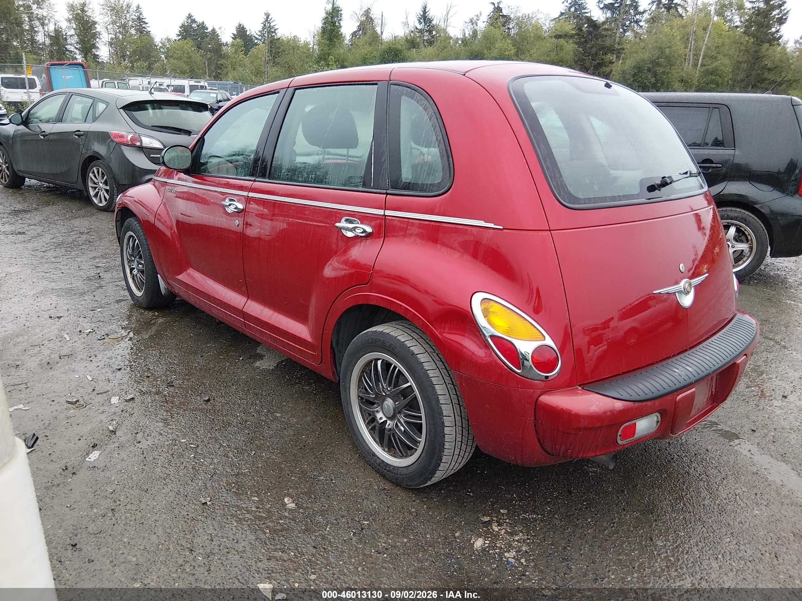 2005 Chrysler Pt Cruiser Burgundy vin: 3C4FY48B55T610678