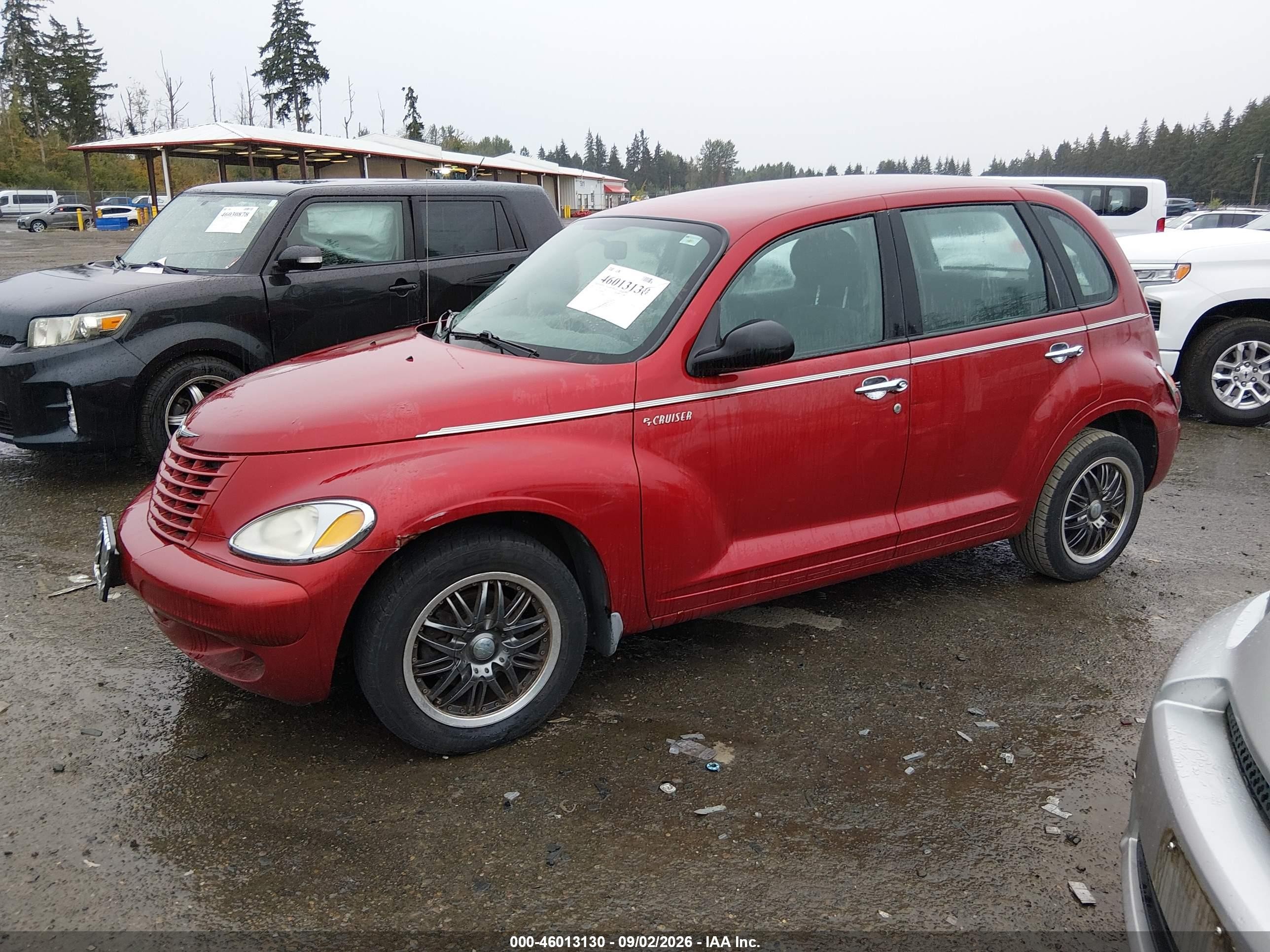 2005 Chrysler Pt Cruiser Burgundy vin: 3C4FY48B55T610678