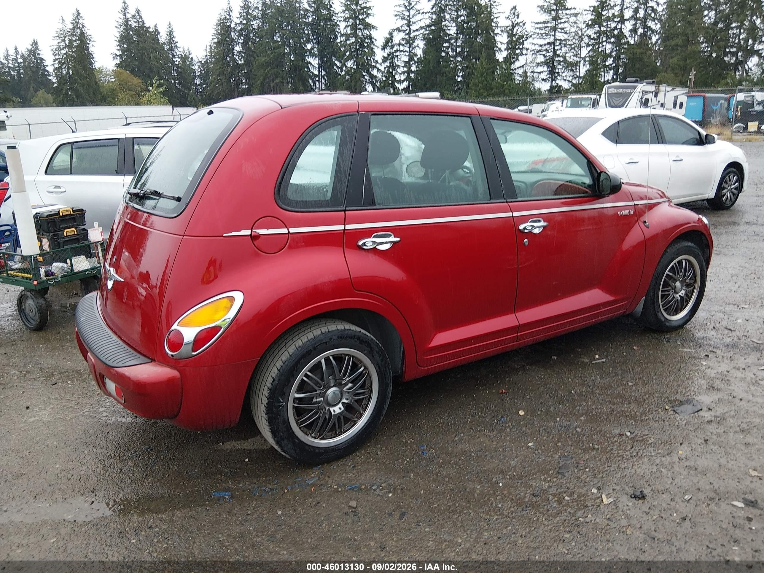 2005 Chrysler Pt Cruiser Burgundy vin: 3C4FY48B55T610678