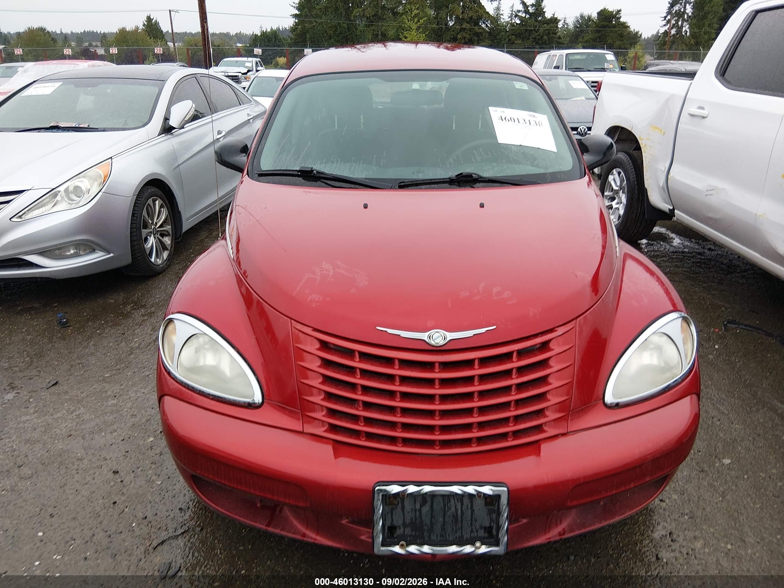 2005 Chrysler Pt Cruiser Burgundy vin: 3C4FY48B55T610678
