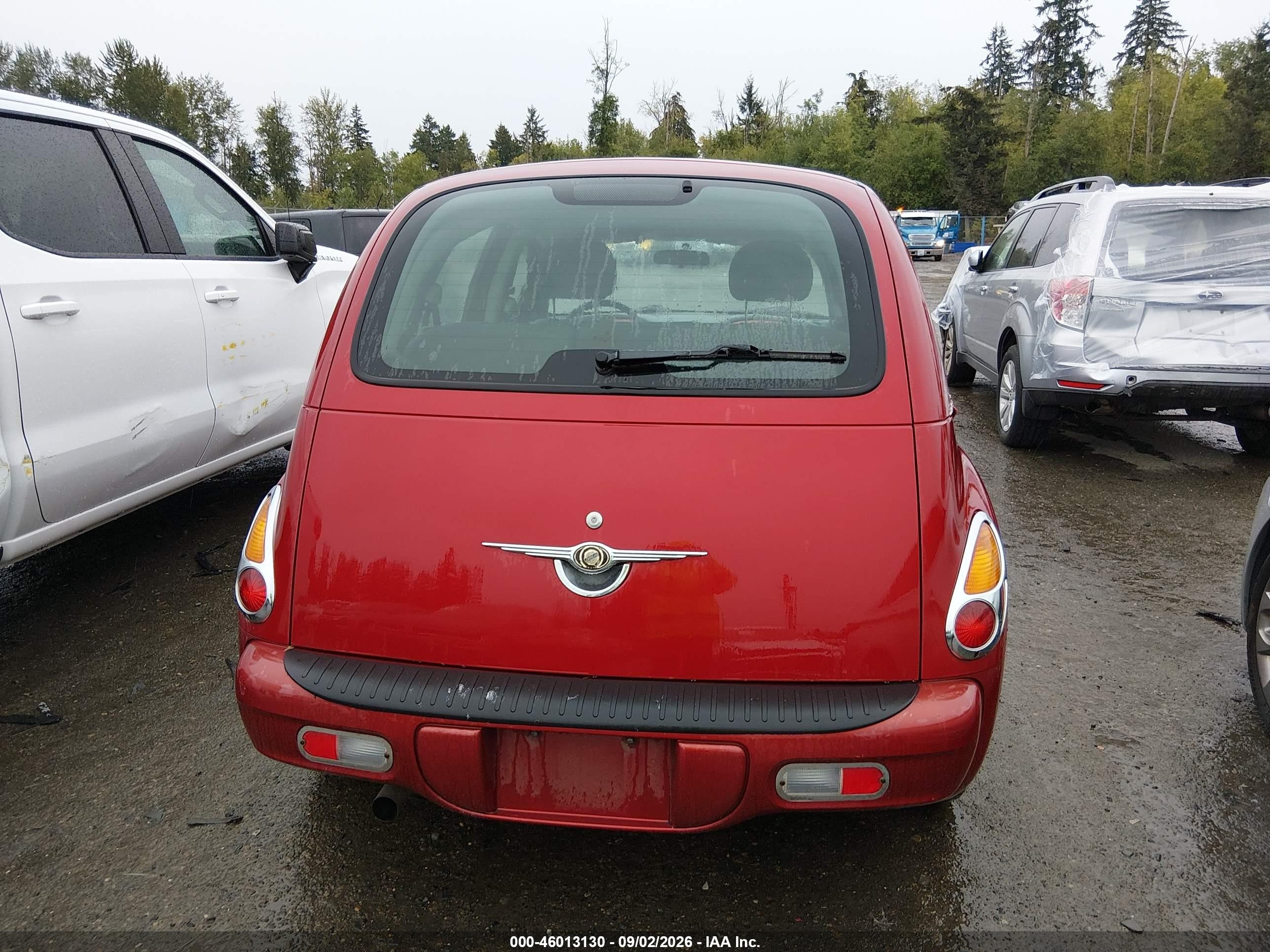 2005 Chrysler Pt Cruiser Burgundy vin: 3C4FY48B55T610678