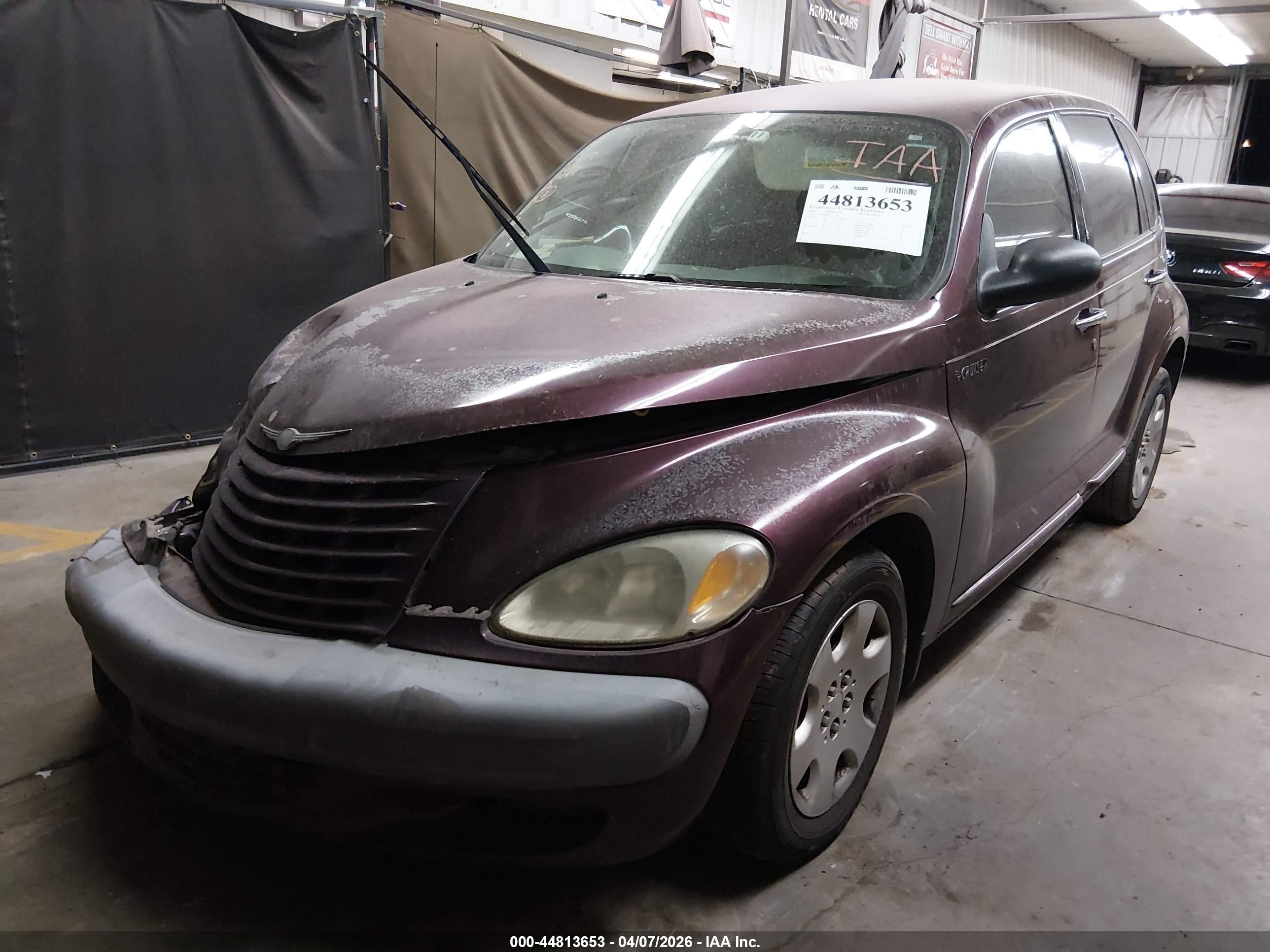 2003 Chrysler Pt Cruiser   Burgundy vin: 3C4FY48B63T531422