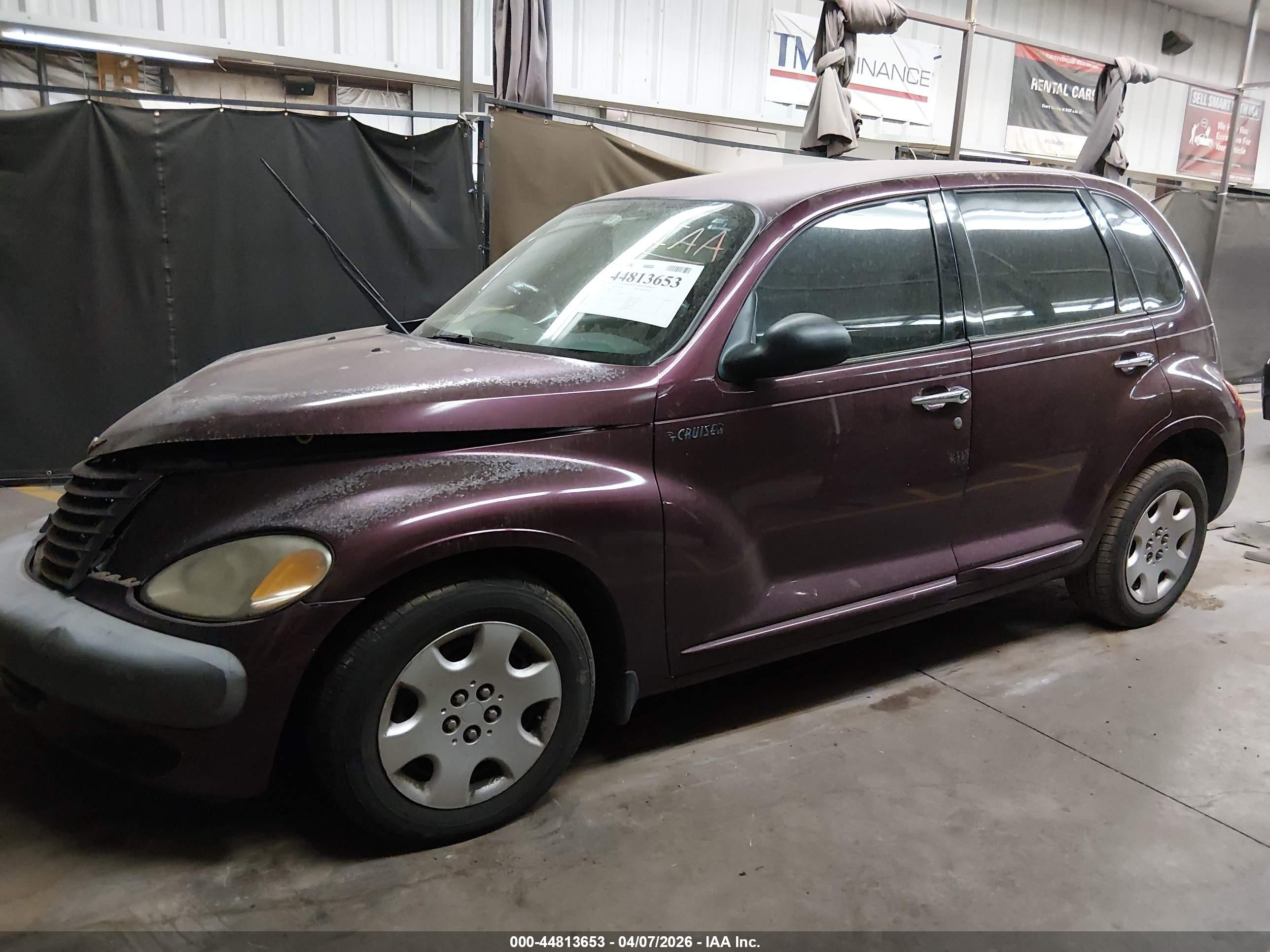 2003 Chrysler Pt Cruiser   Burgundy vin: 3C4FY48B63T531422
