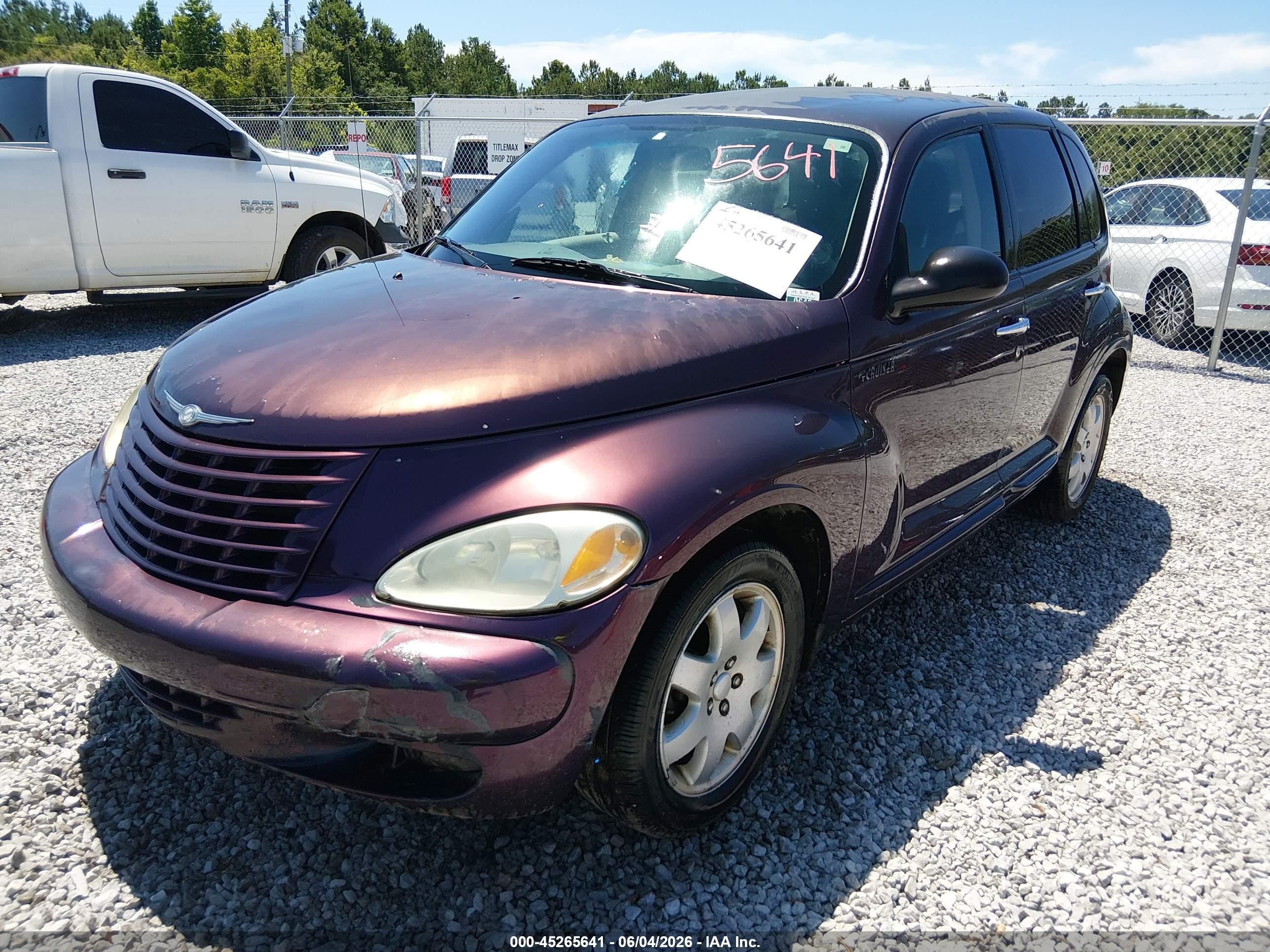2004 Chrysler Pt Cruiser   Purple vin: 3C4FY48B64T349950