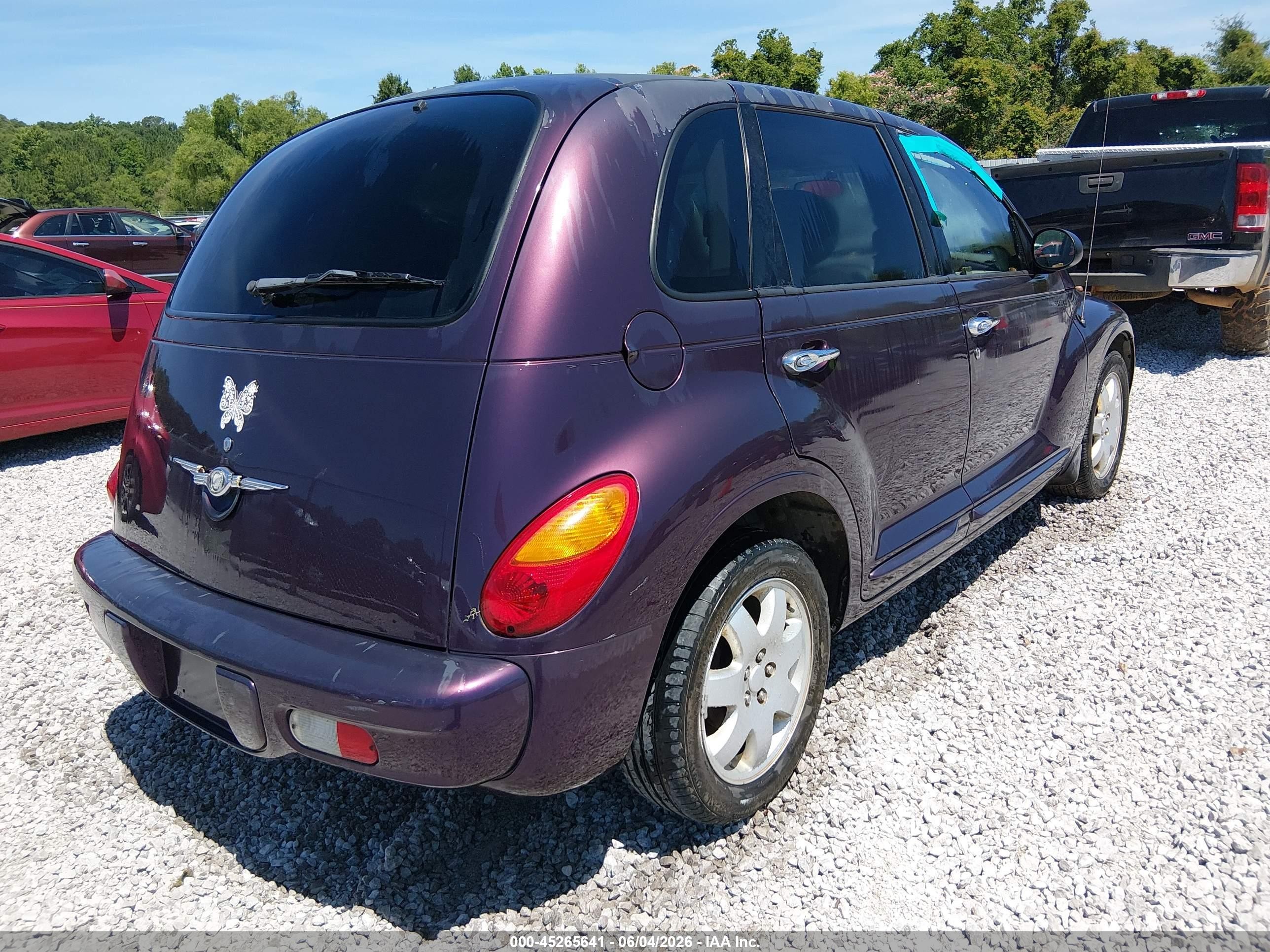 2004 Chrysler Pt Cruiser   Purple vin: 3C4FY48B64T349950