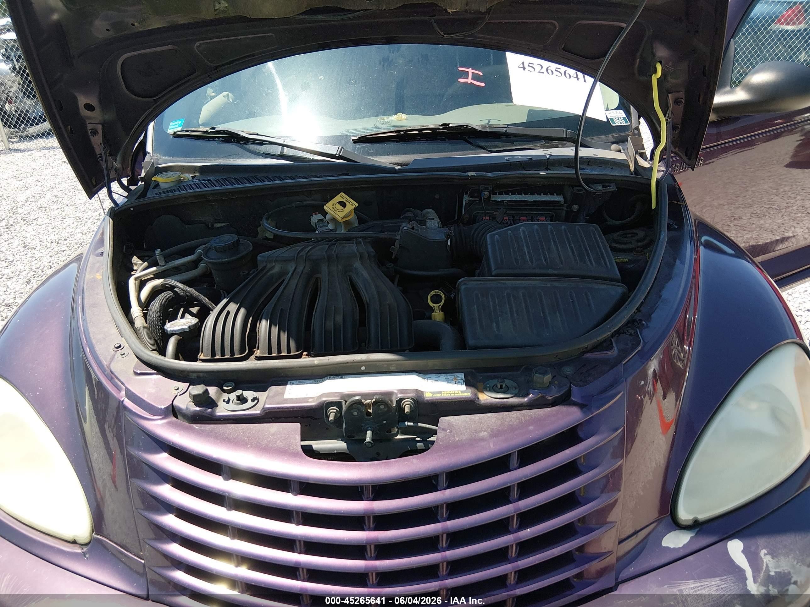 2004 Chrysler Pt Cruiser   Purple vin: 3C4FY48B64T349950