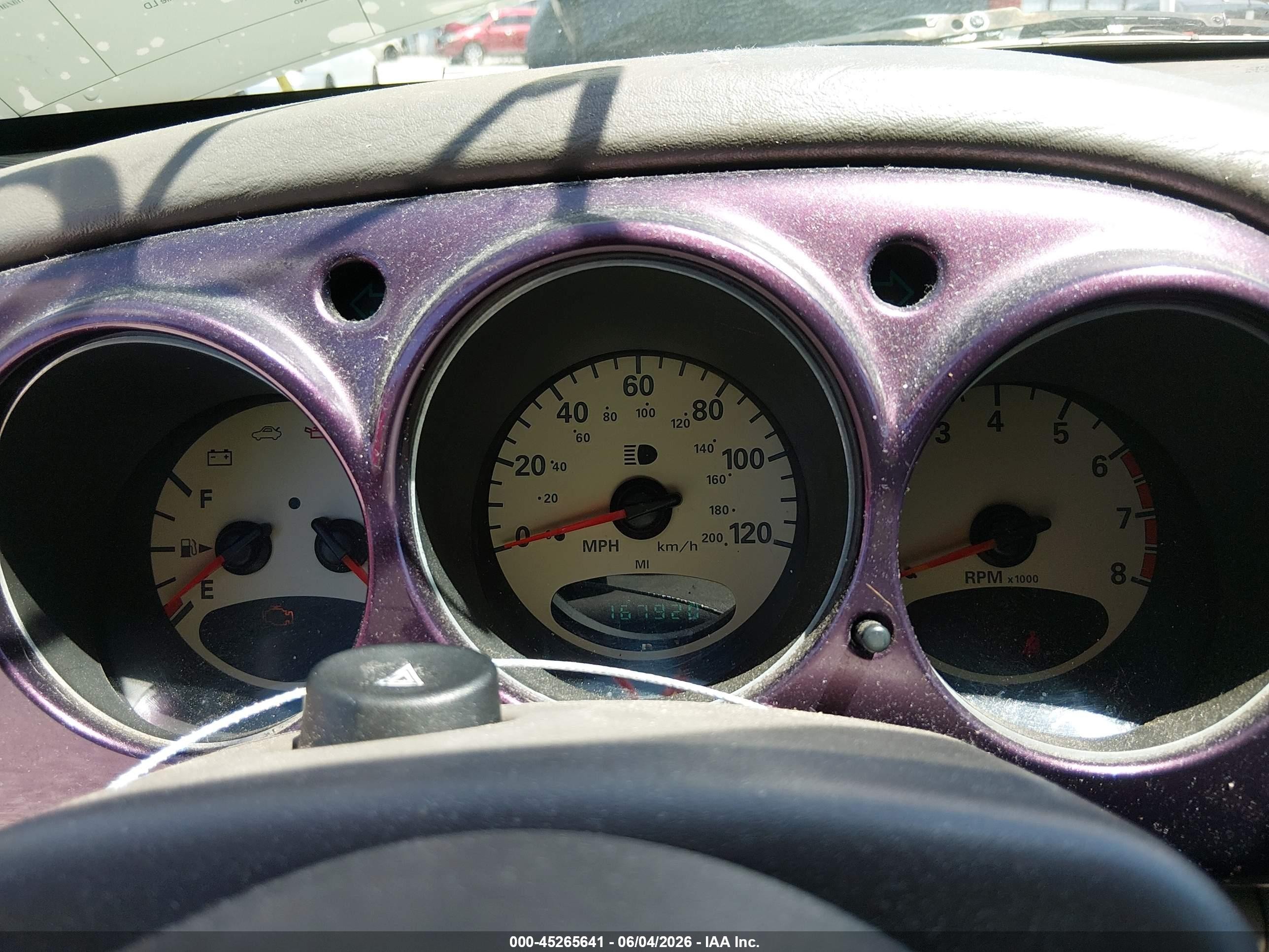 2004 Chrysler Pt Cruiser   Purple vin: 3C4FY48B64T349950