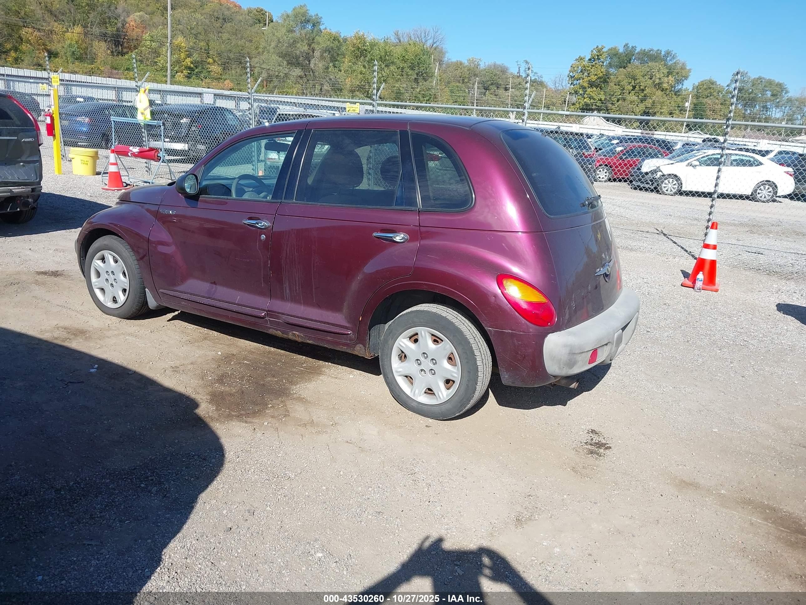 2002 Chrysler Pt Cruiser   Purple vin: 3C4FY48B72T236280