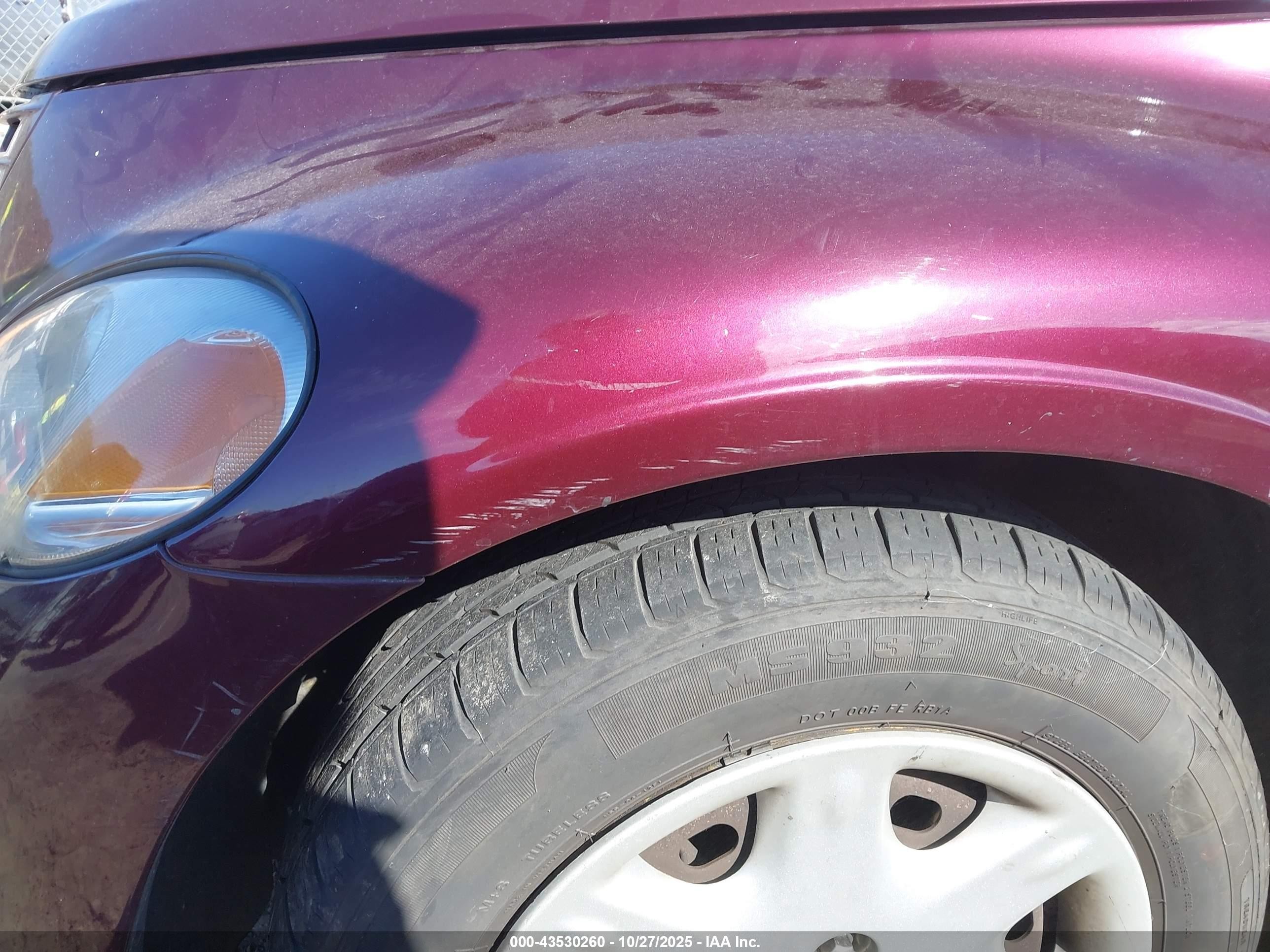 2002 Chrysler Pt Cruiser   Purple vin: 3C4FY48B72T236280