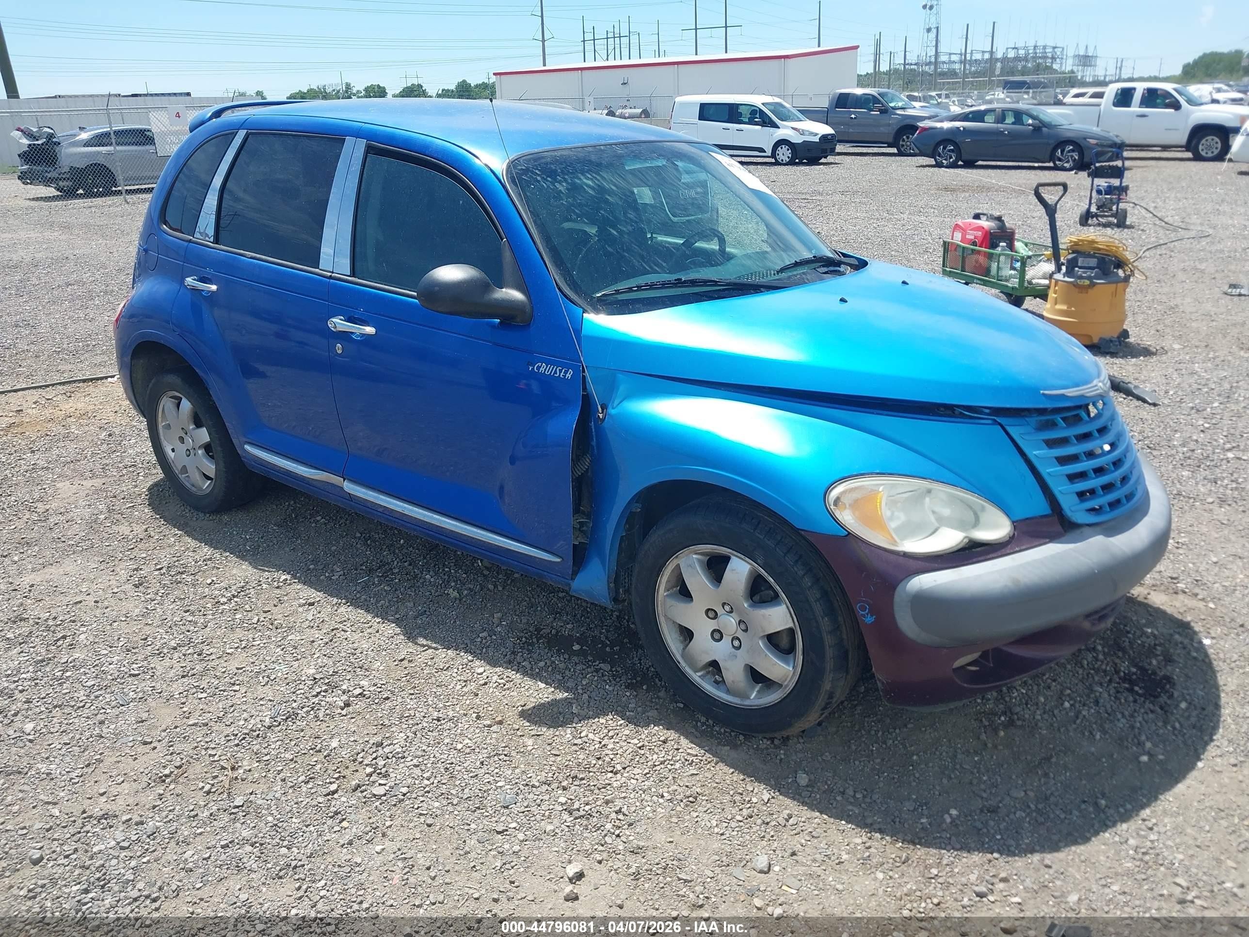 2004 Chrysler Pt Cruiser   Blue vin: 3C4FY48B74T349147