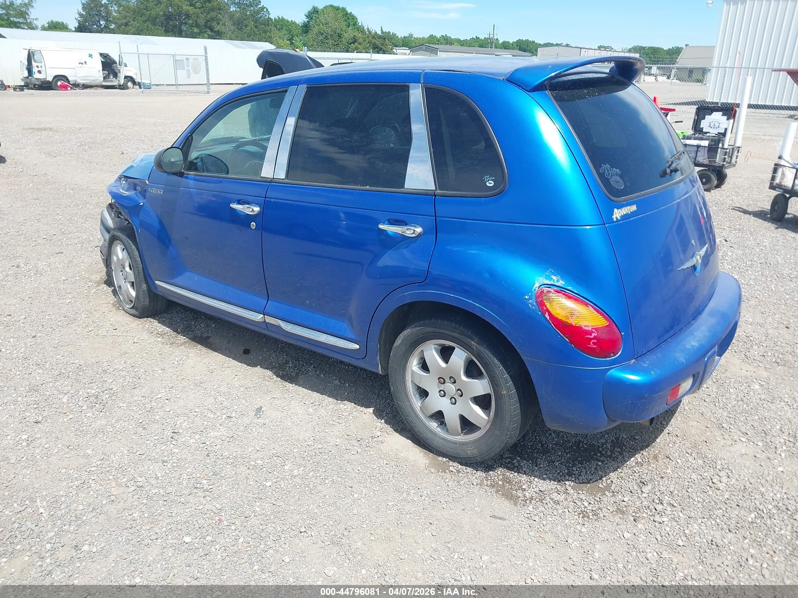 2004 Chrysler Pt Cruiser   Blue vin: 3C4FY48B74T349147