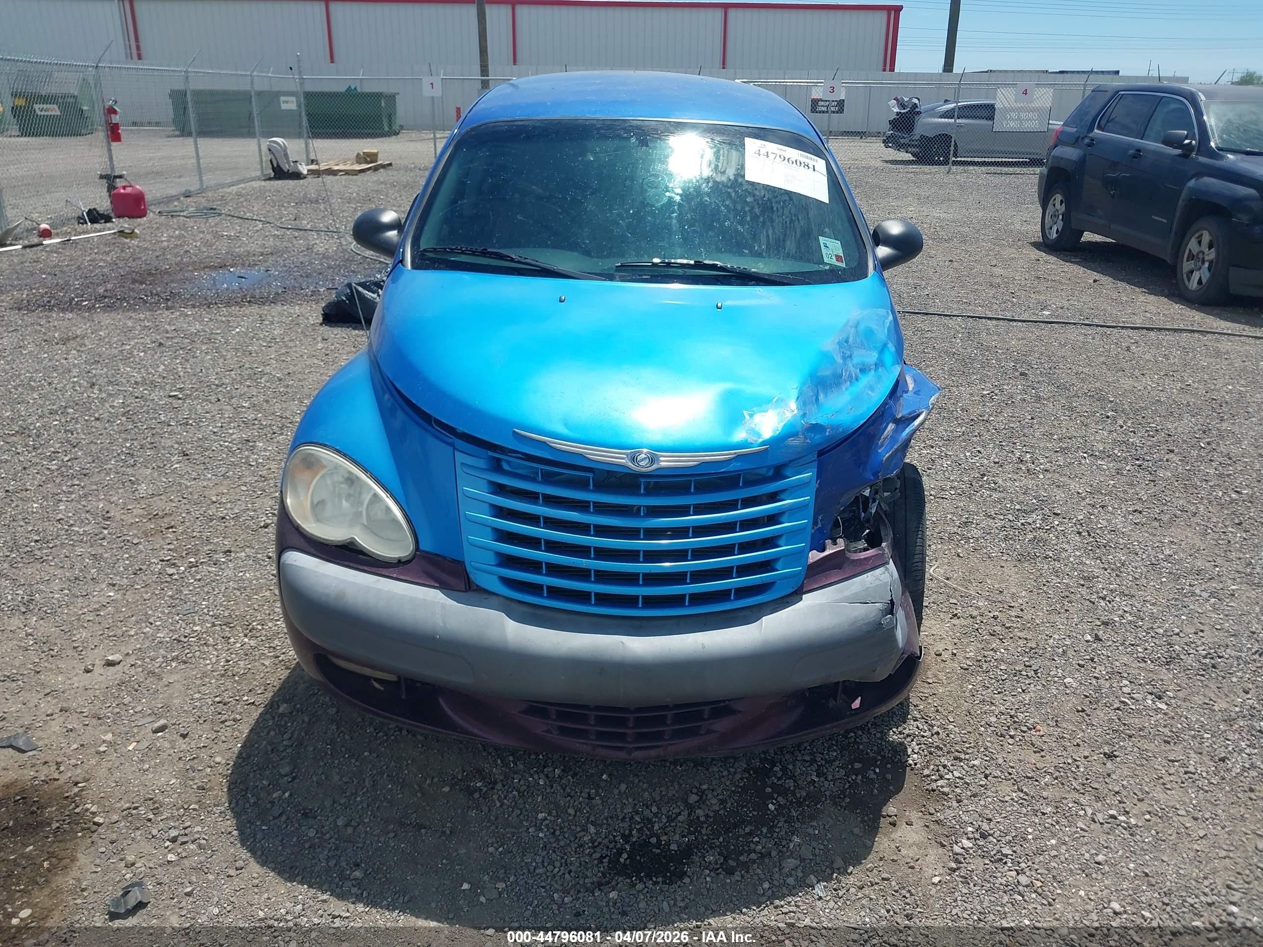 2004 Chrysler Pt Cruiser   Blue vin: 3C4FY48B74T349147