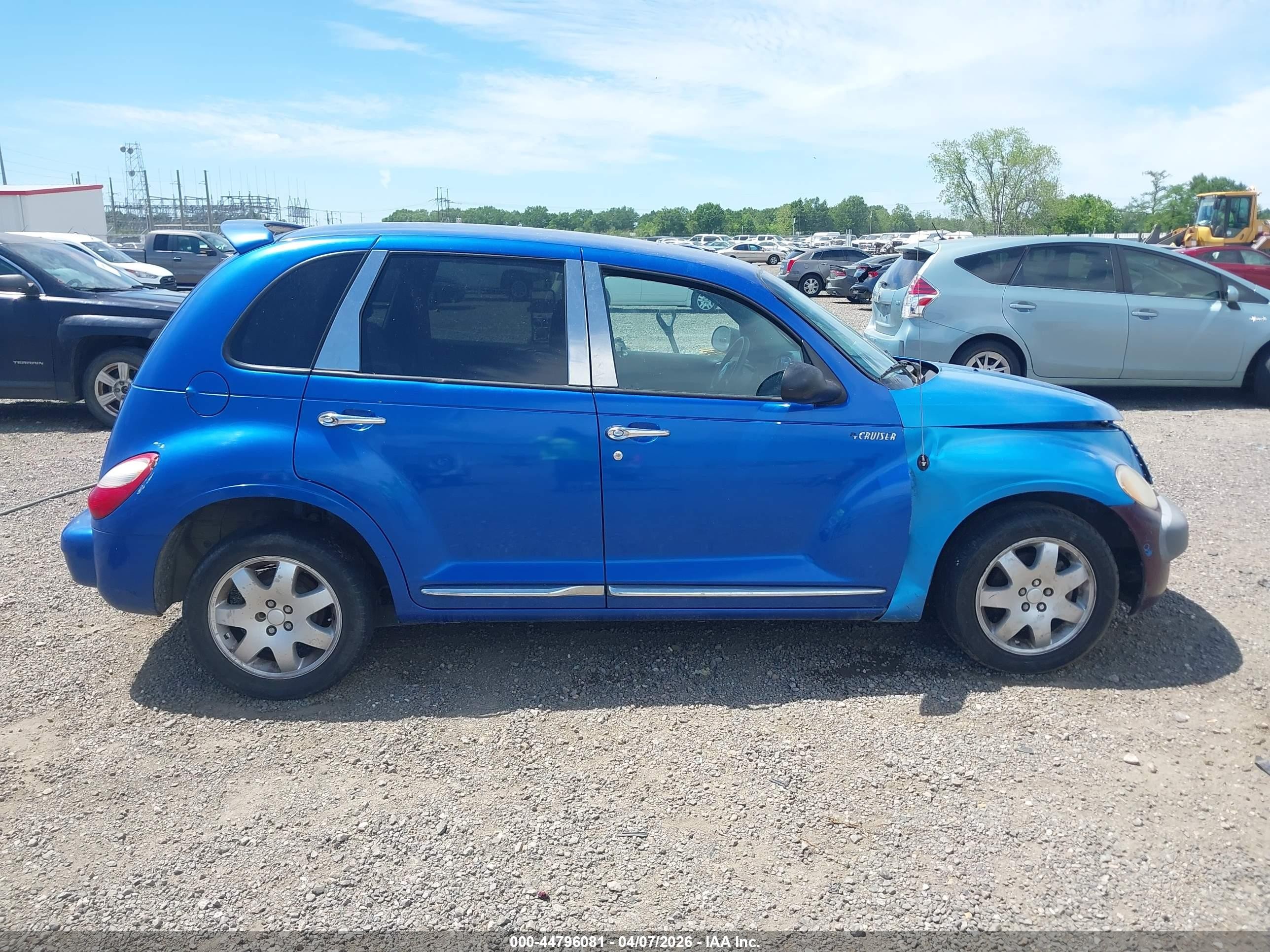 2004 Chrysler Pt Cruiser   Blue vin: 3C4FY48B74T349147
