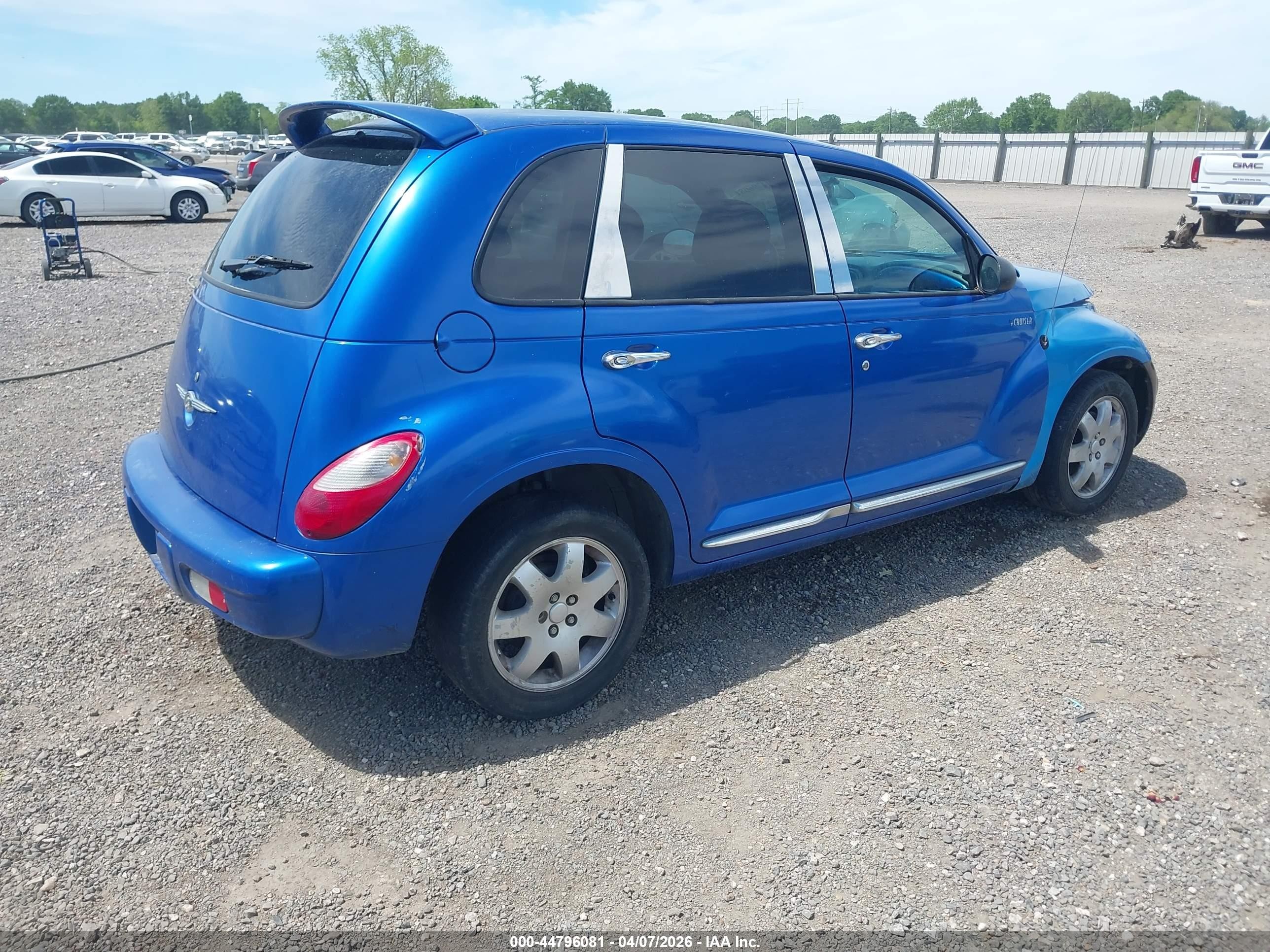 2004 Chrysler Pt Cruiser   Blue vin: 3C4FY48B74T349147
