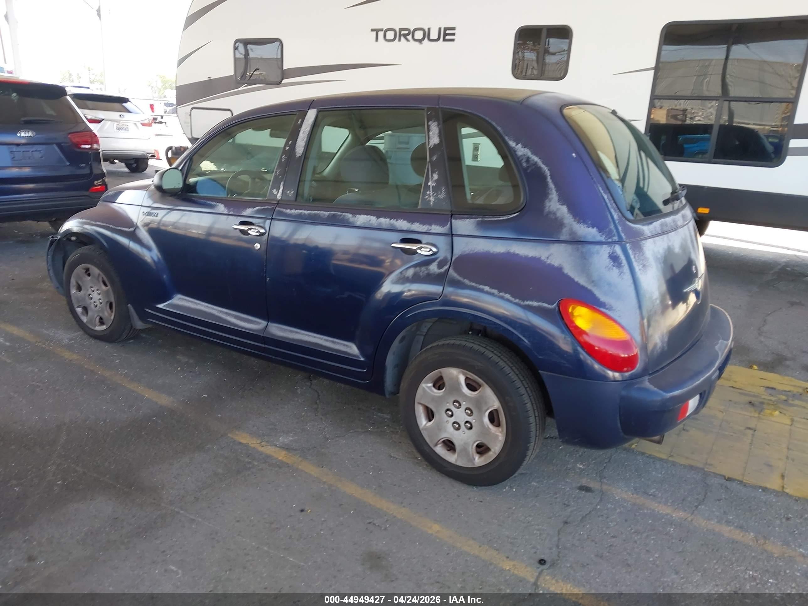 2005 Chrysler Pt Cruiser   Blue vin: 3C4FY48B85T582262