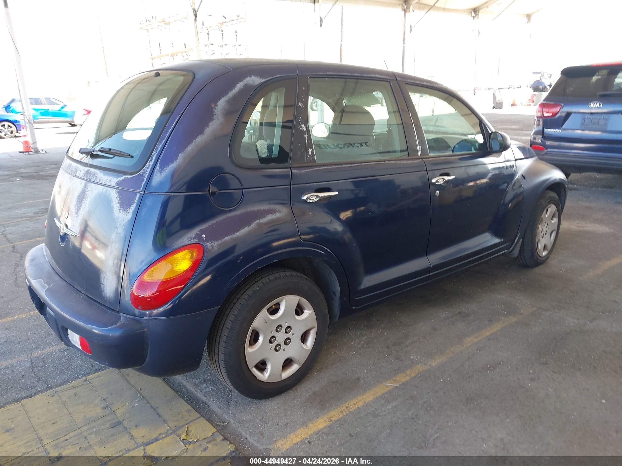 2005 Chrysler Pt Cruiser   Blue vin: 3C4FY48B85T582262