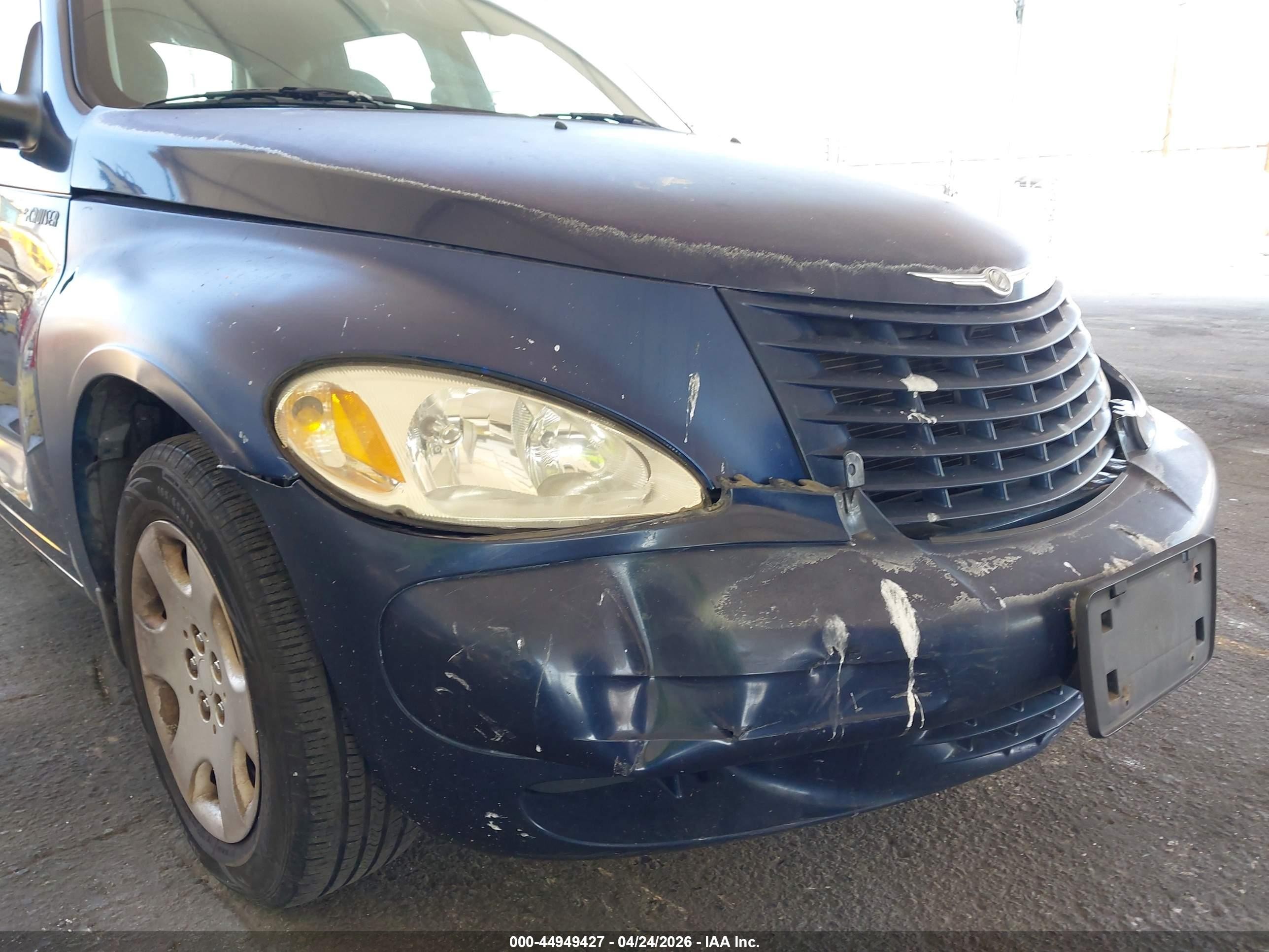 2005 Chrysler Pt Cruiser   Blue vin: 3C4FY48B85T582262