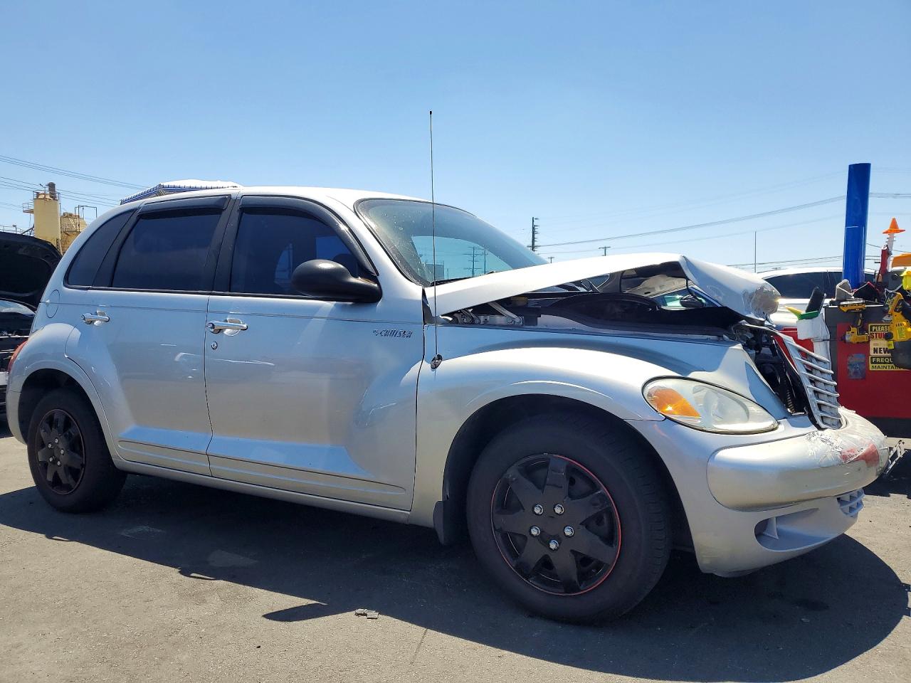 2005 Chrysler Pt Cruiser Silver vin: 3C4FY48B85T586005