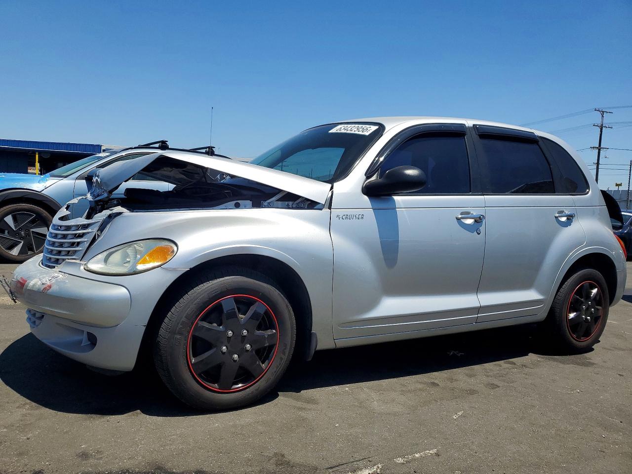 2005 Chrysler Pt Cruiser Silver vin: 3C4FY48B85T586005