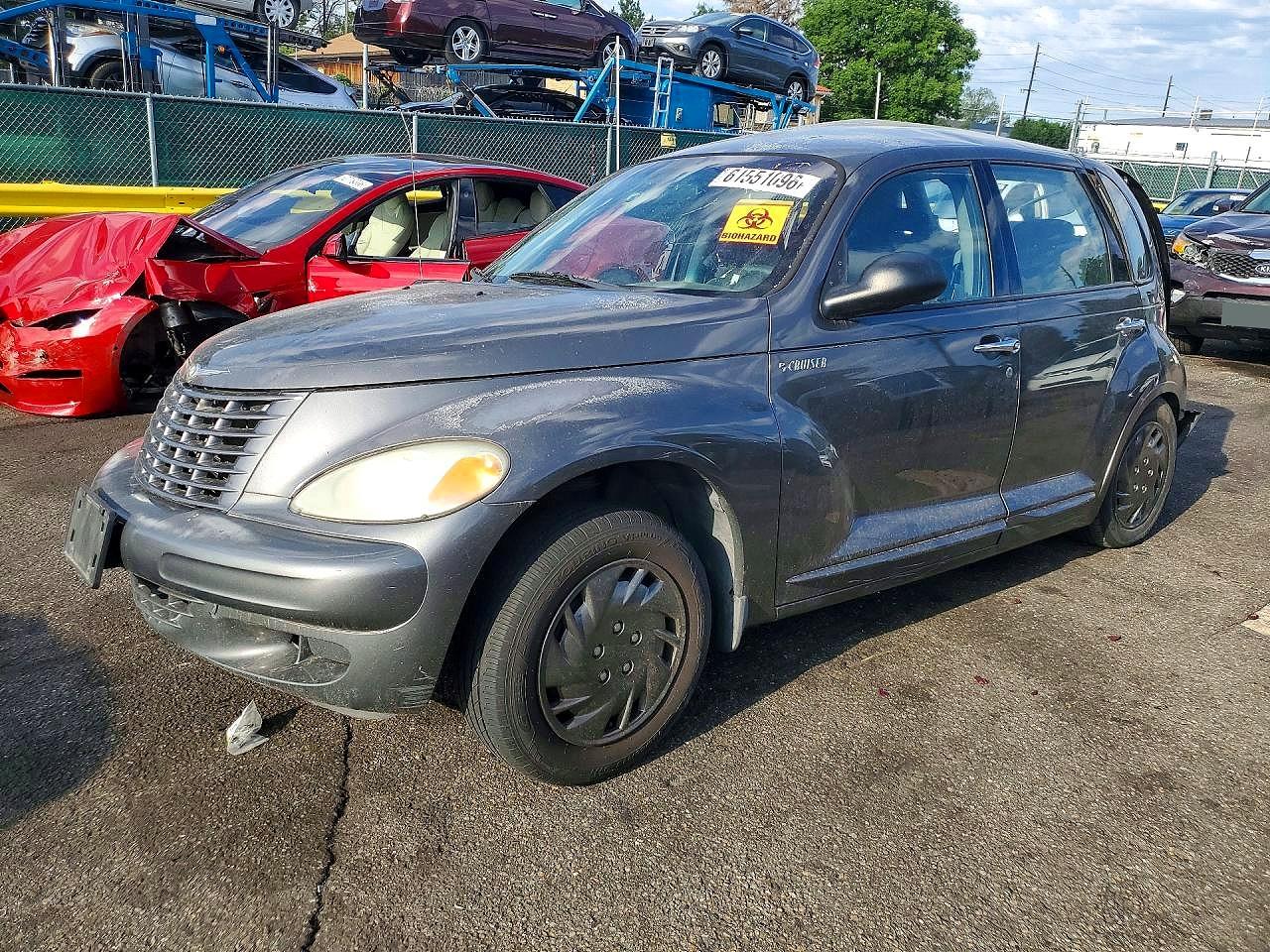 2004 Chrysler Pt Cruiser Sw Gray vin: 3C4FY48B94T297018