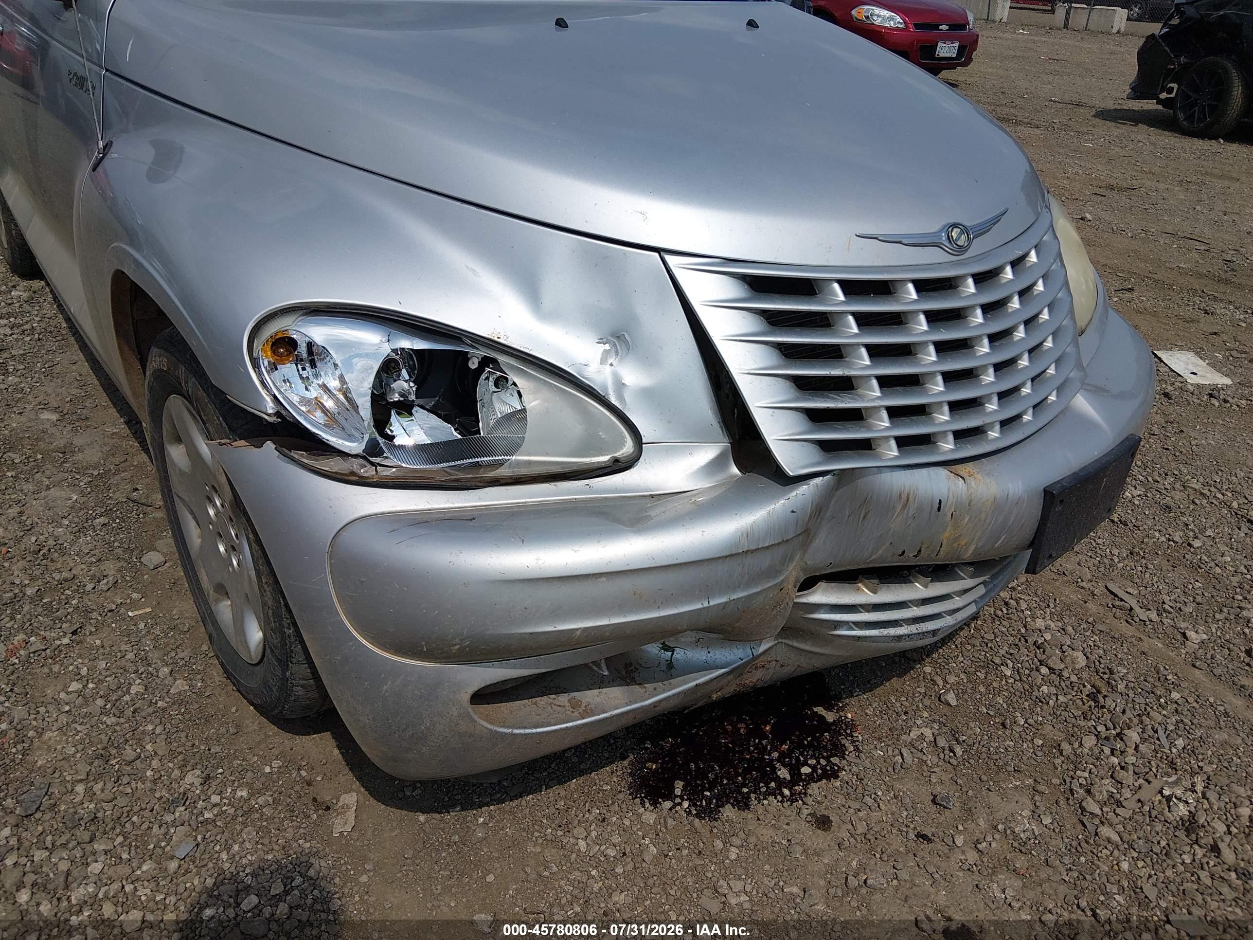 2005 Chrysler Pt Cruiser   Серебряный vin: 3C4FY48B95T511331