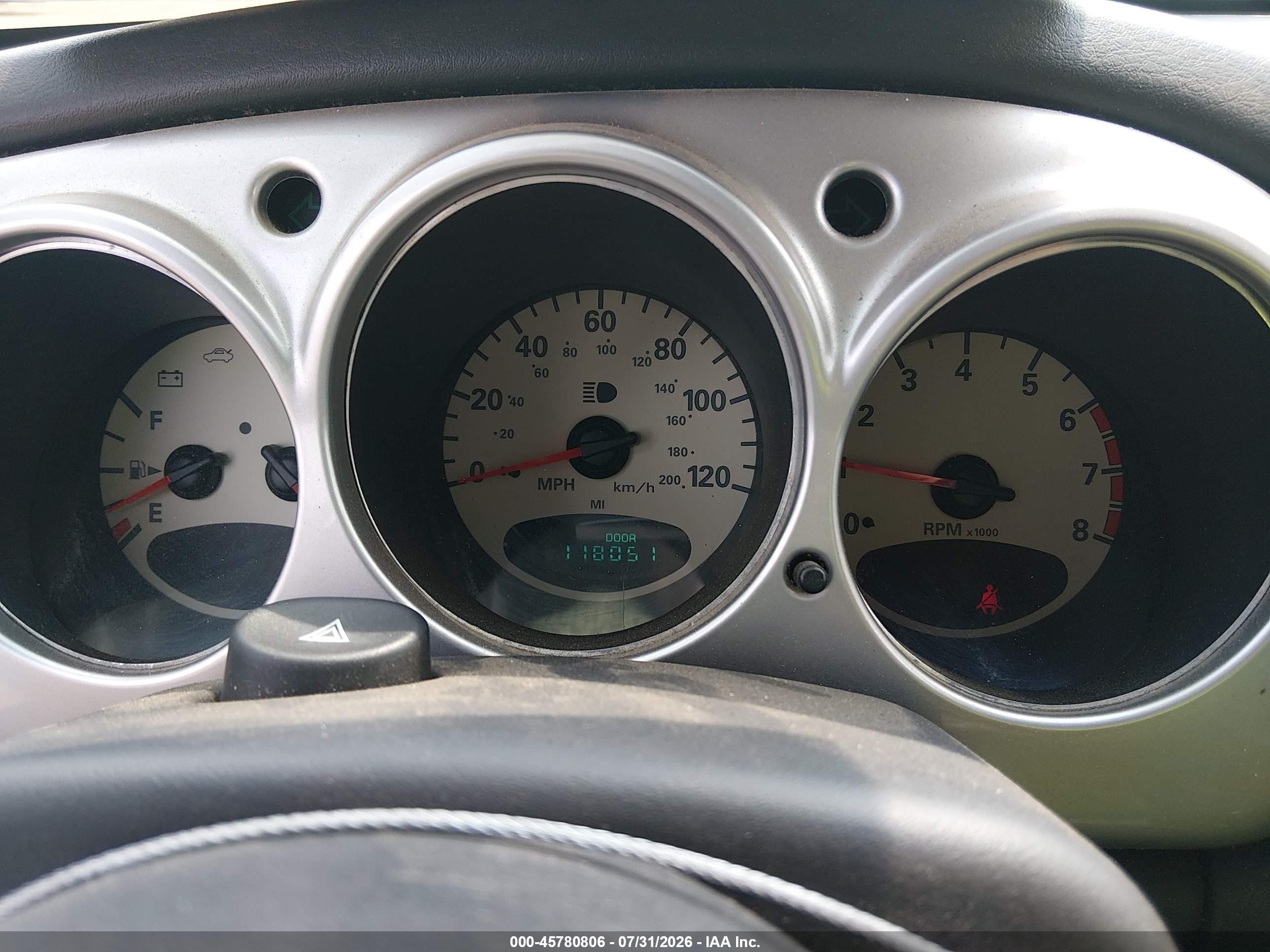 2005 Chrysler Pt Cruiser   Серебряный vin: 3C4FY48B95T511331
