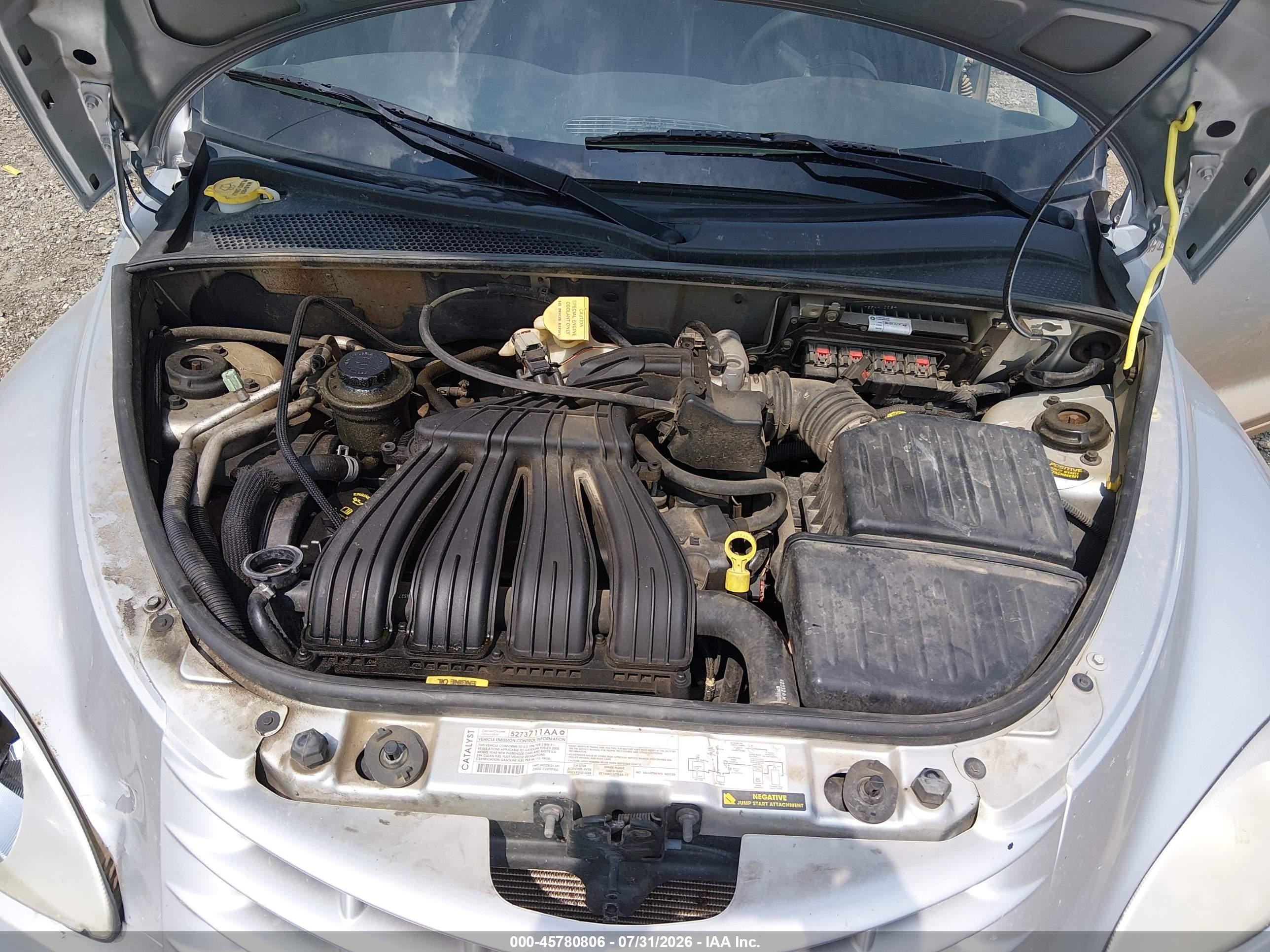 2005 Chrysler Pt Cruiser   Серебряный vin: 3C4FY48B95T511331