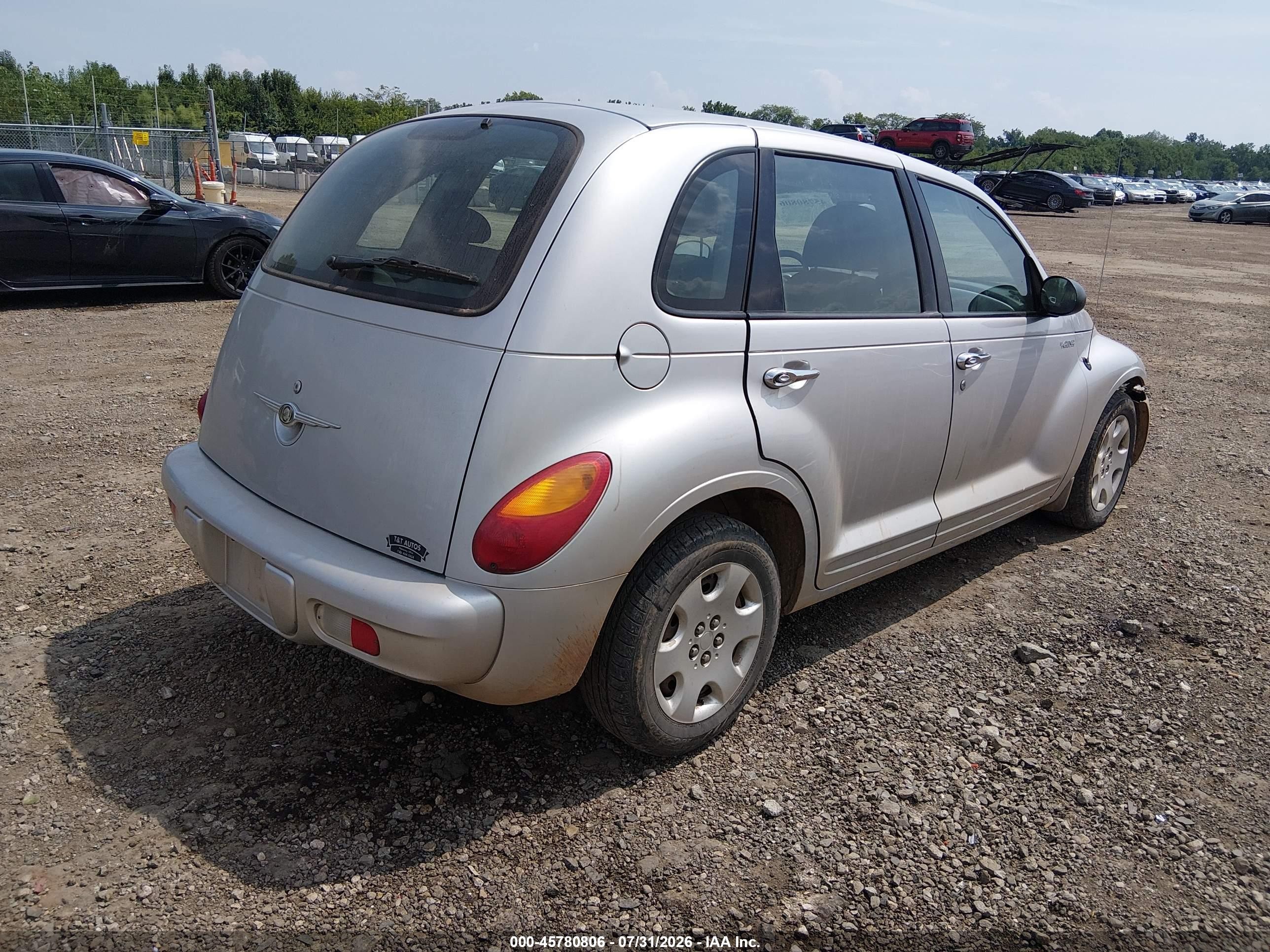 2005 Chrysler Pt Cruiser   Серебряный vin: 3C4FY48B95T511331