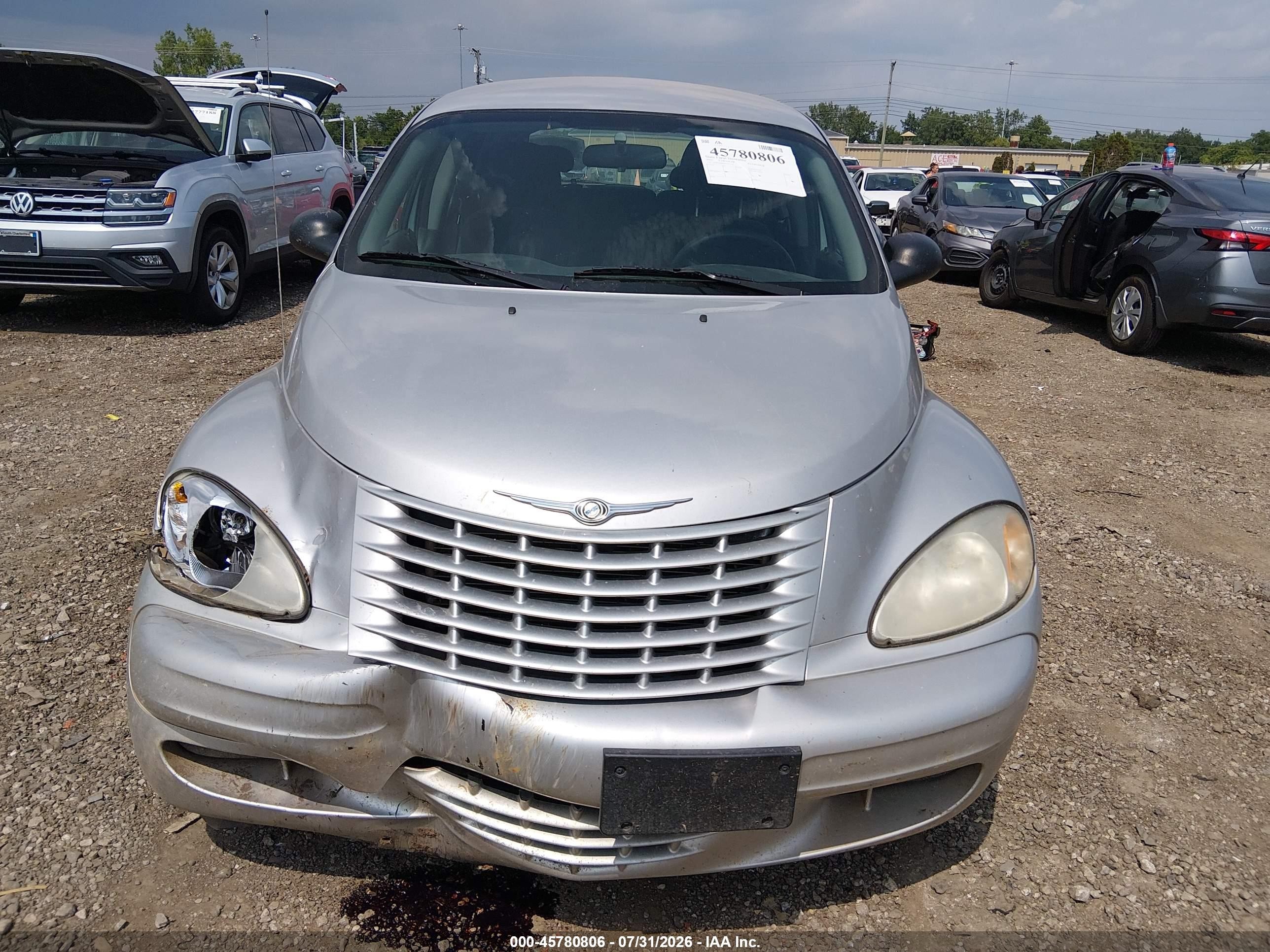 2005 Chrysler Pt Cruiser   Серебряный vin: 3C4FY48B95T511331
