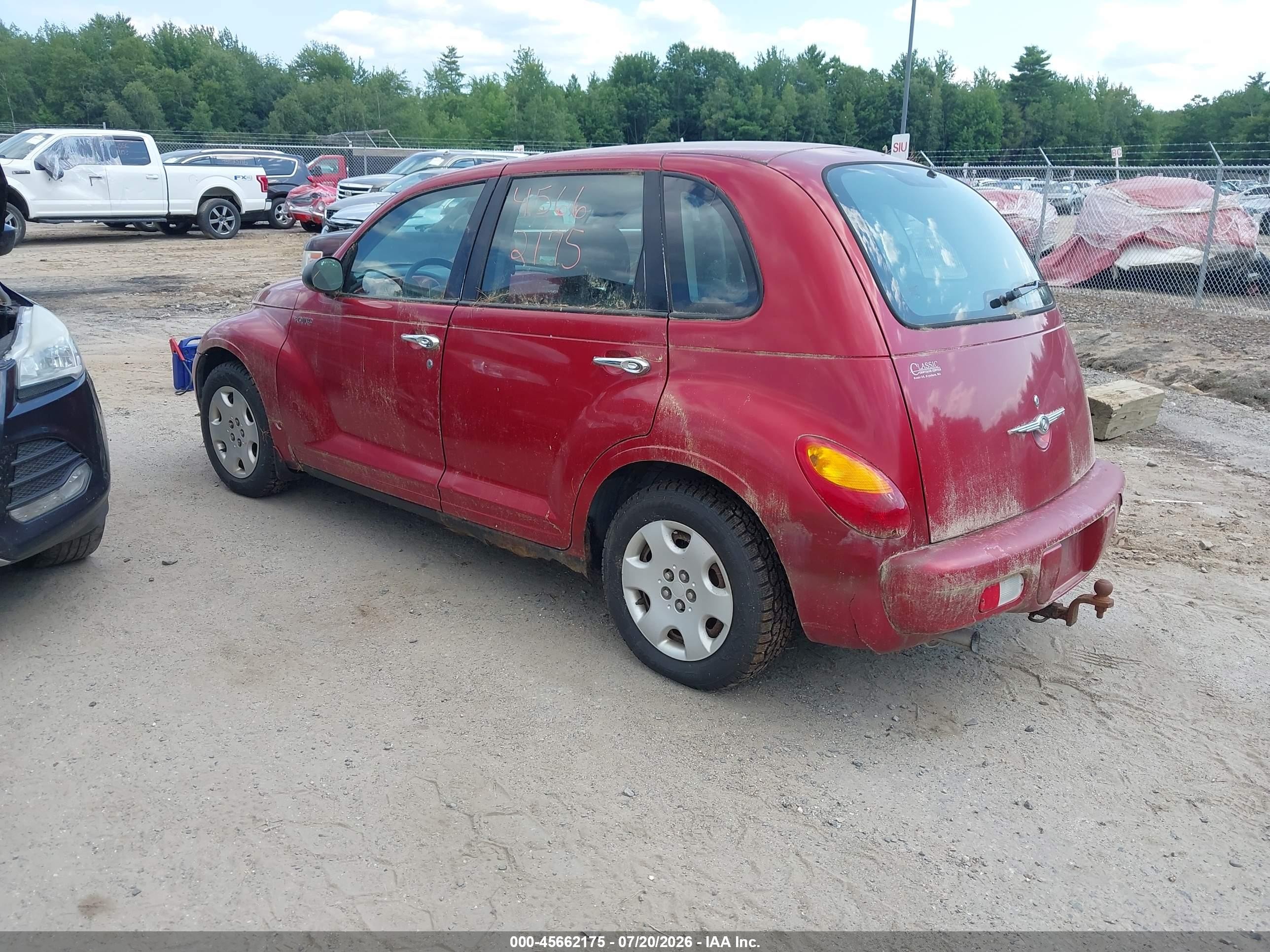 2005 Chrysler Pt Cruiser   Red vin: 3C4FY48B95T609680