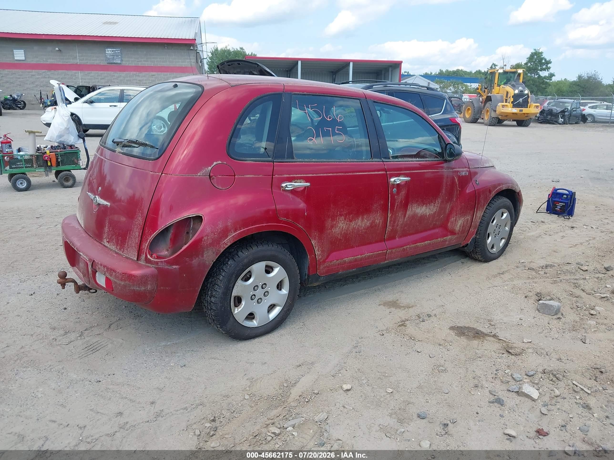 2005 Chrysler Pt Cruiser   Red vin: 3C4FY48B95T609680