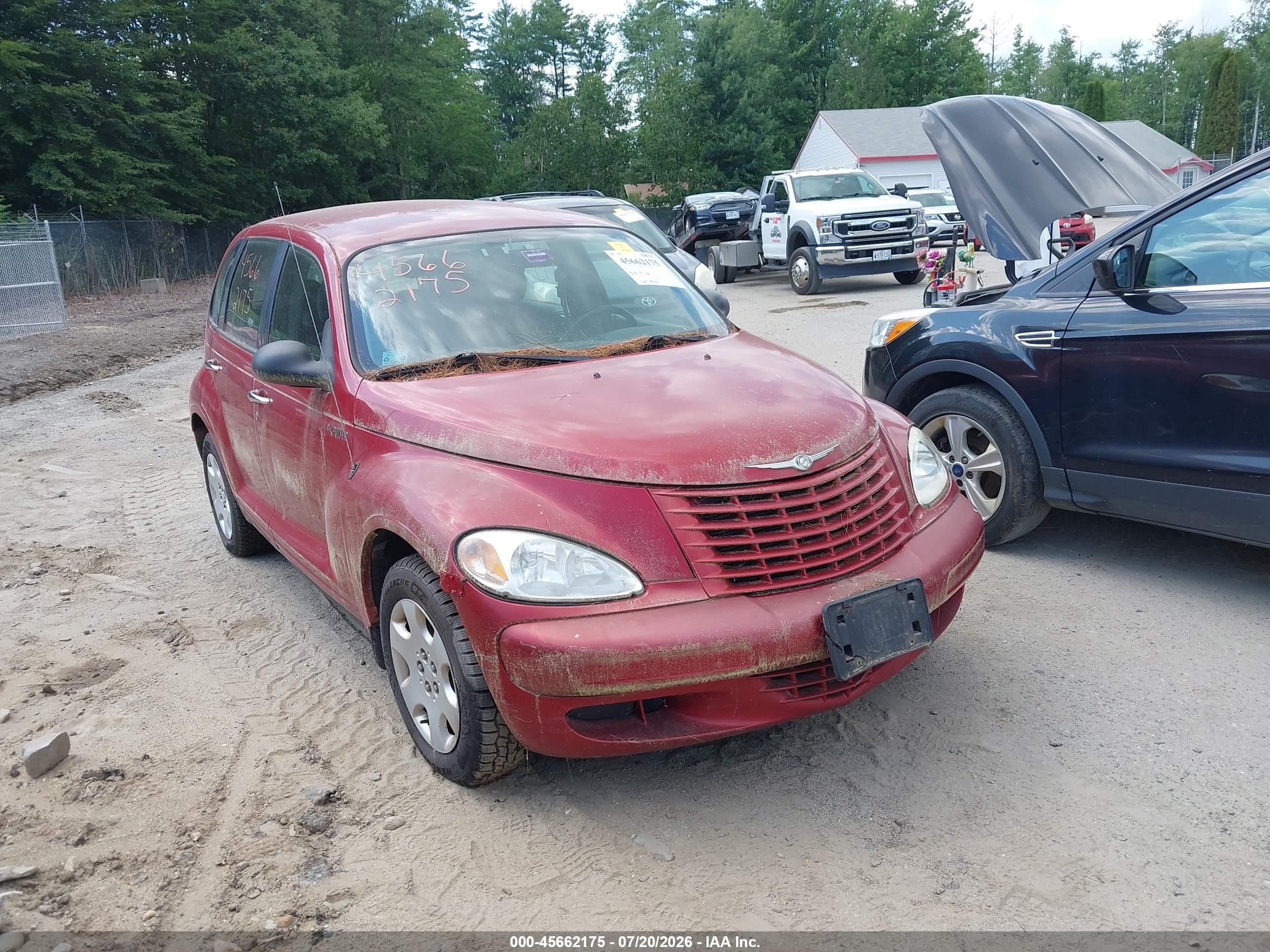 2005 Chrysler Pt Cruiser   Red vin: 3C4FY48B95T609680