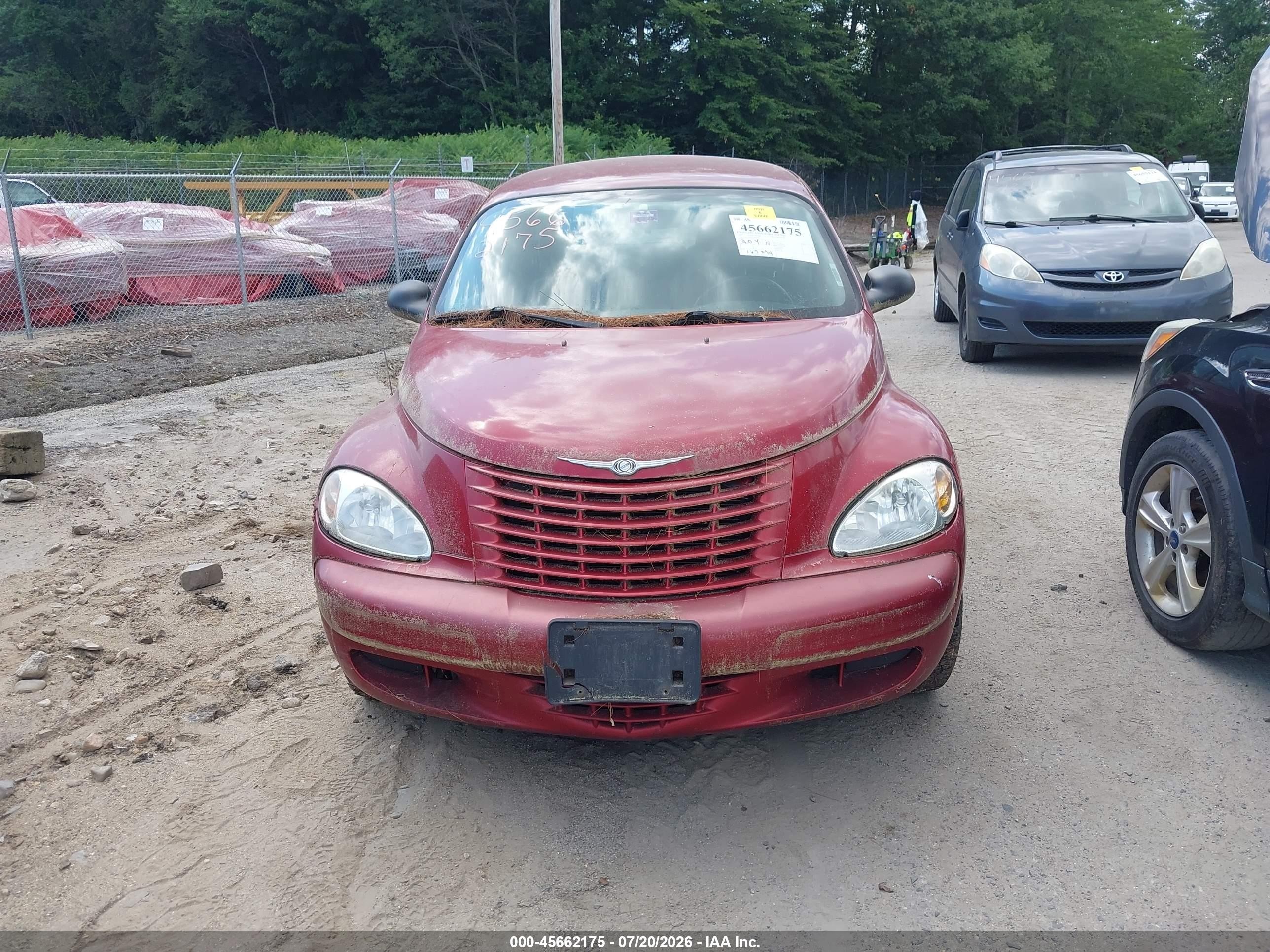2005 Chrysler Pt Cruiser   Red vin: 3C4FY48B95T609680