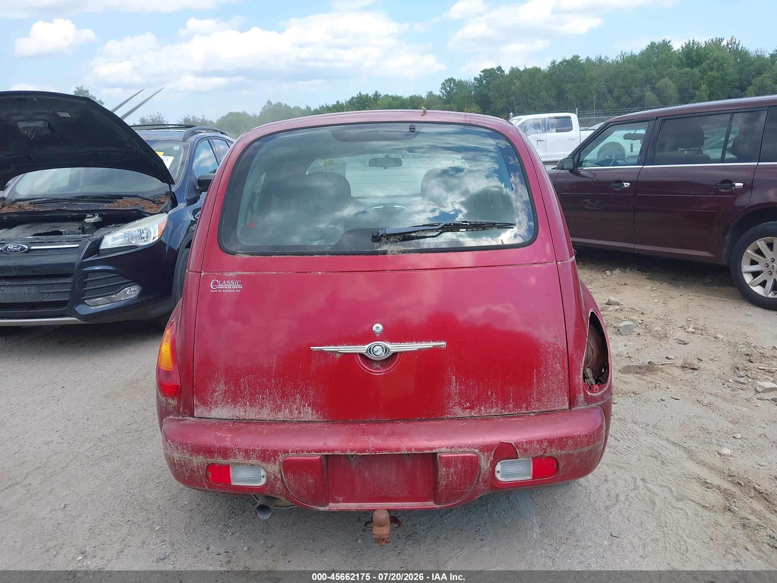2005 Chrysler Pt Cruiser   Red vin: 3C4FY48B95T609680