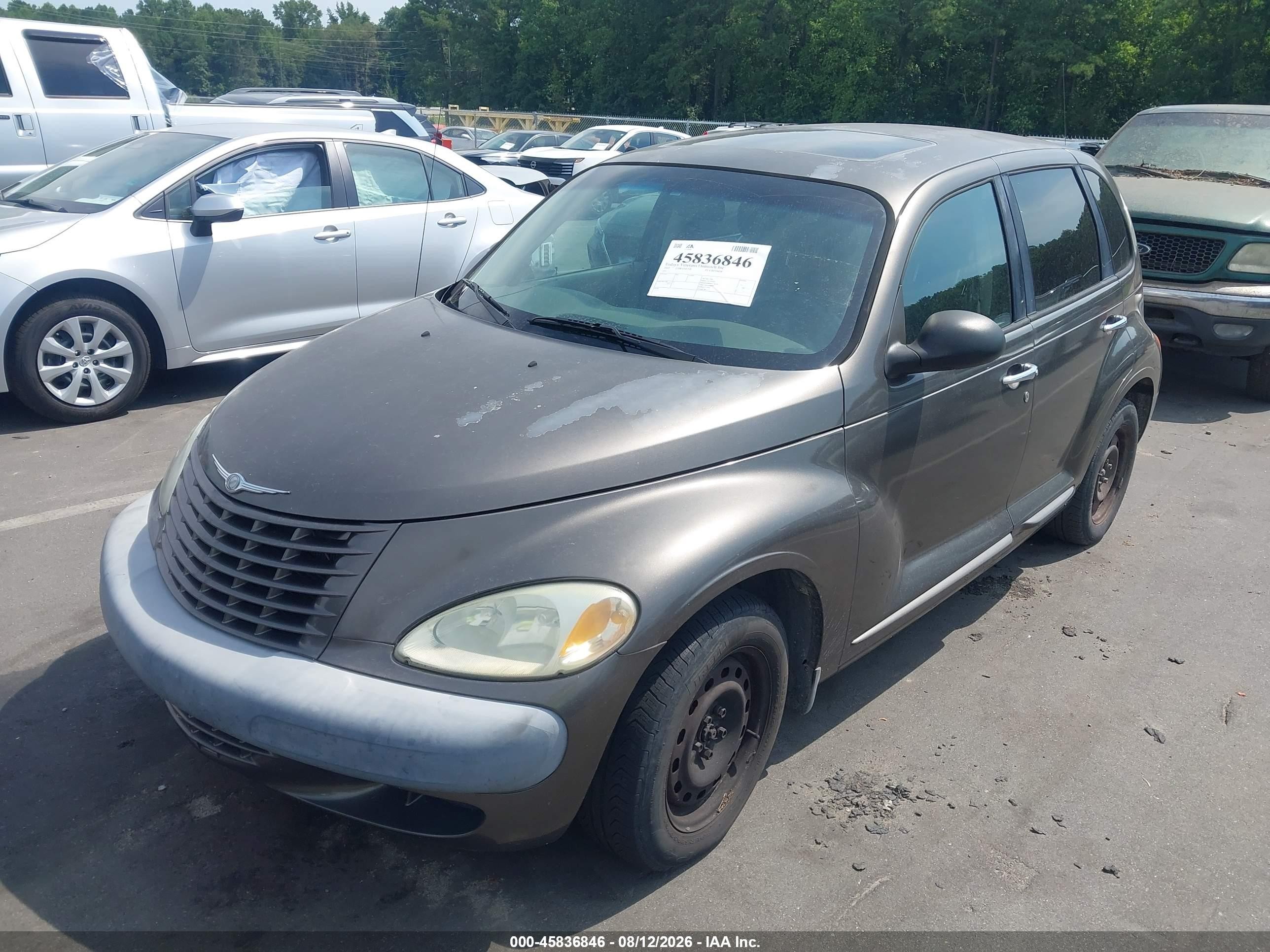 2002 Chrysler Pt Cruiser   Gray vin: 3C4FY48BX2T249654