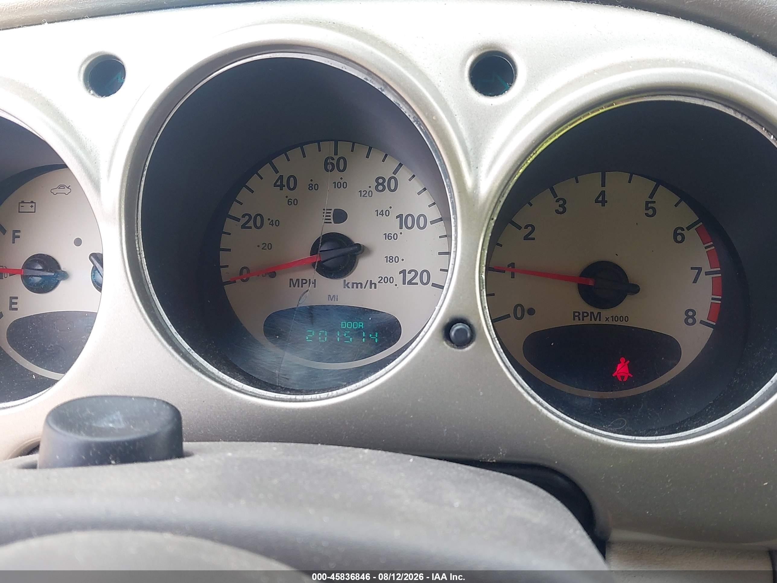 2002 Chrysler Pt Cruiser   Gray vin: 3C4FY48BX2T249654