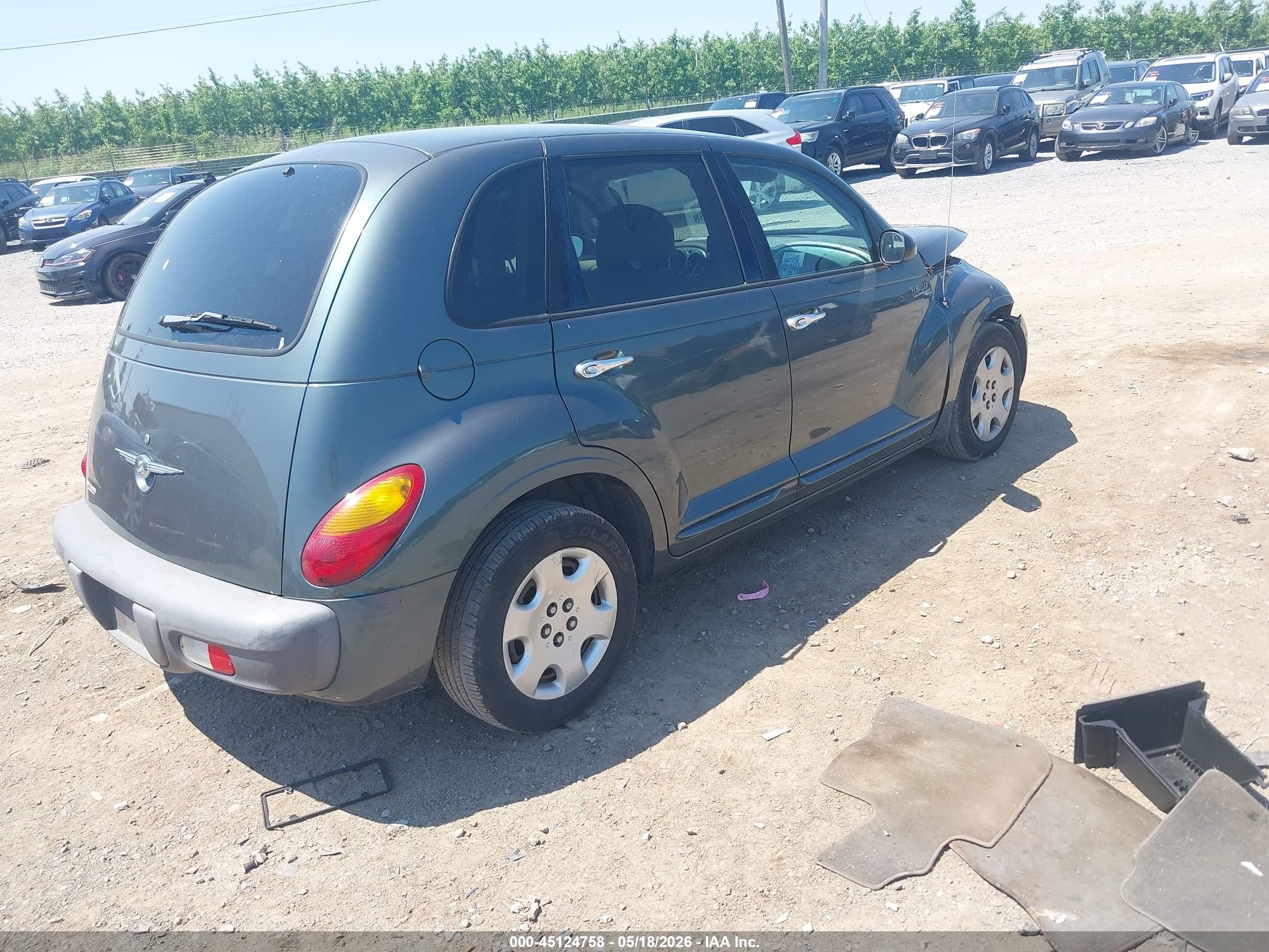 2003 Chrysler Pt Cruiser   Gray vin: 3C4FY48BX3T566416